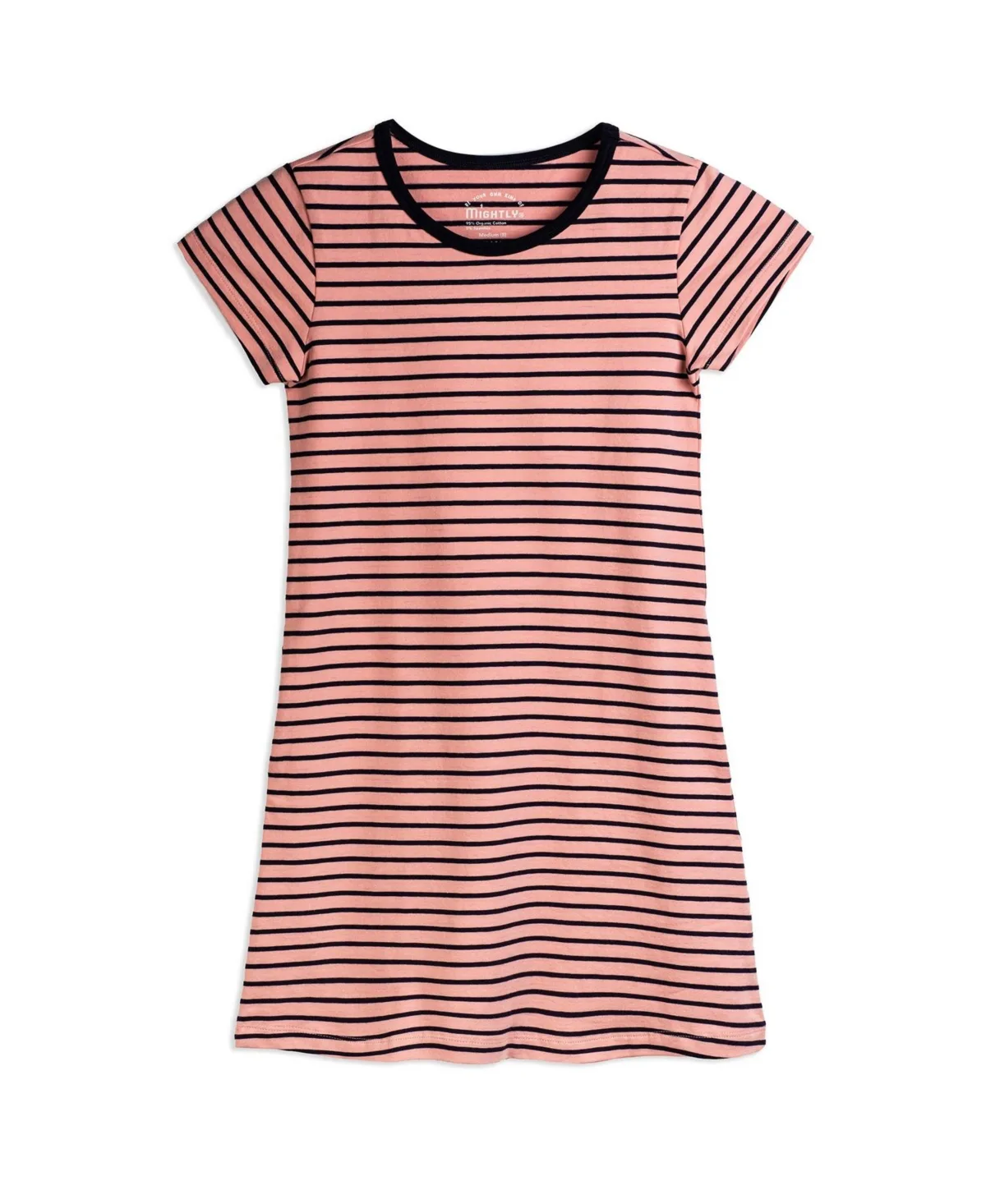 Fair Trade Organic Cotton Short Sleeve T-Dress by Mightly