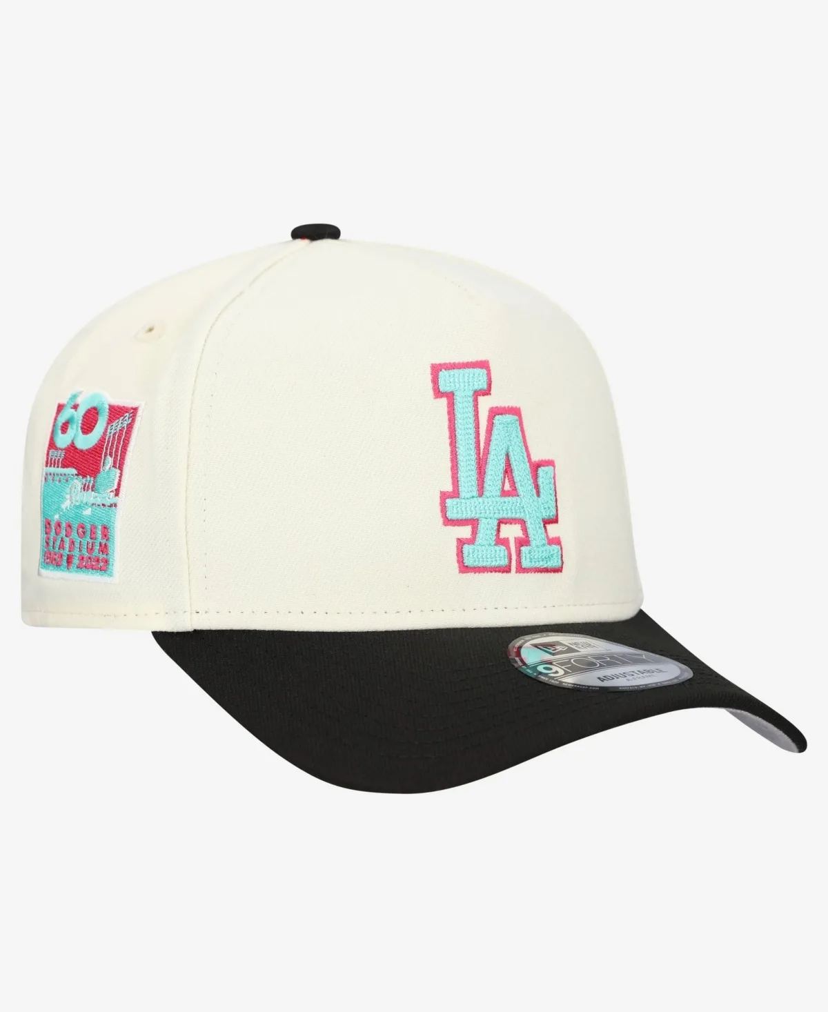 Los Angeles Dodgers Stadium Chrome 9FORTY A-Frame Five-Panel Adjustable Hat by New Era