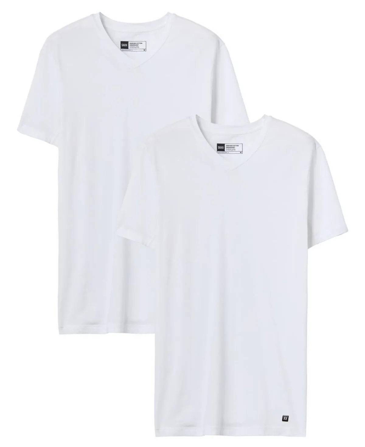 DropTemp V-Neck Undershirts, 2-Pack by Saxx