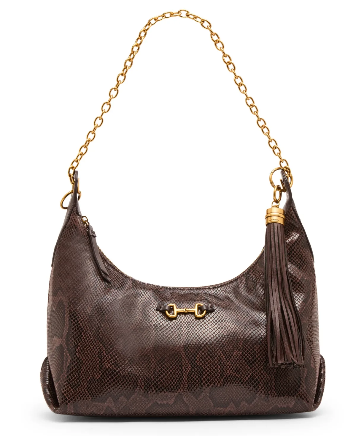 Medium Curved Shoulder Handbag by Anne Klein