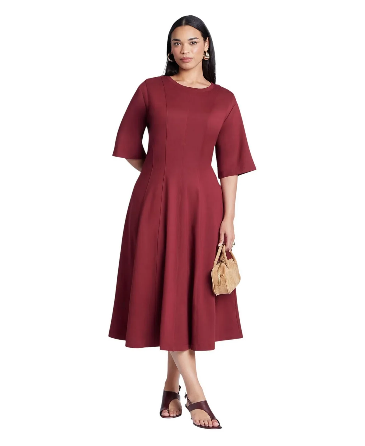 Seam Detail Ponte Work Dress by Eloquii