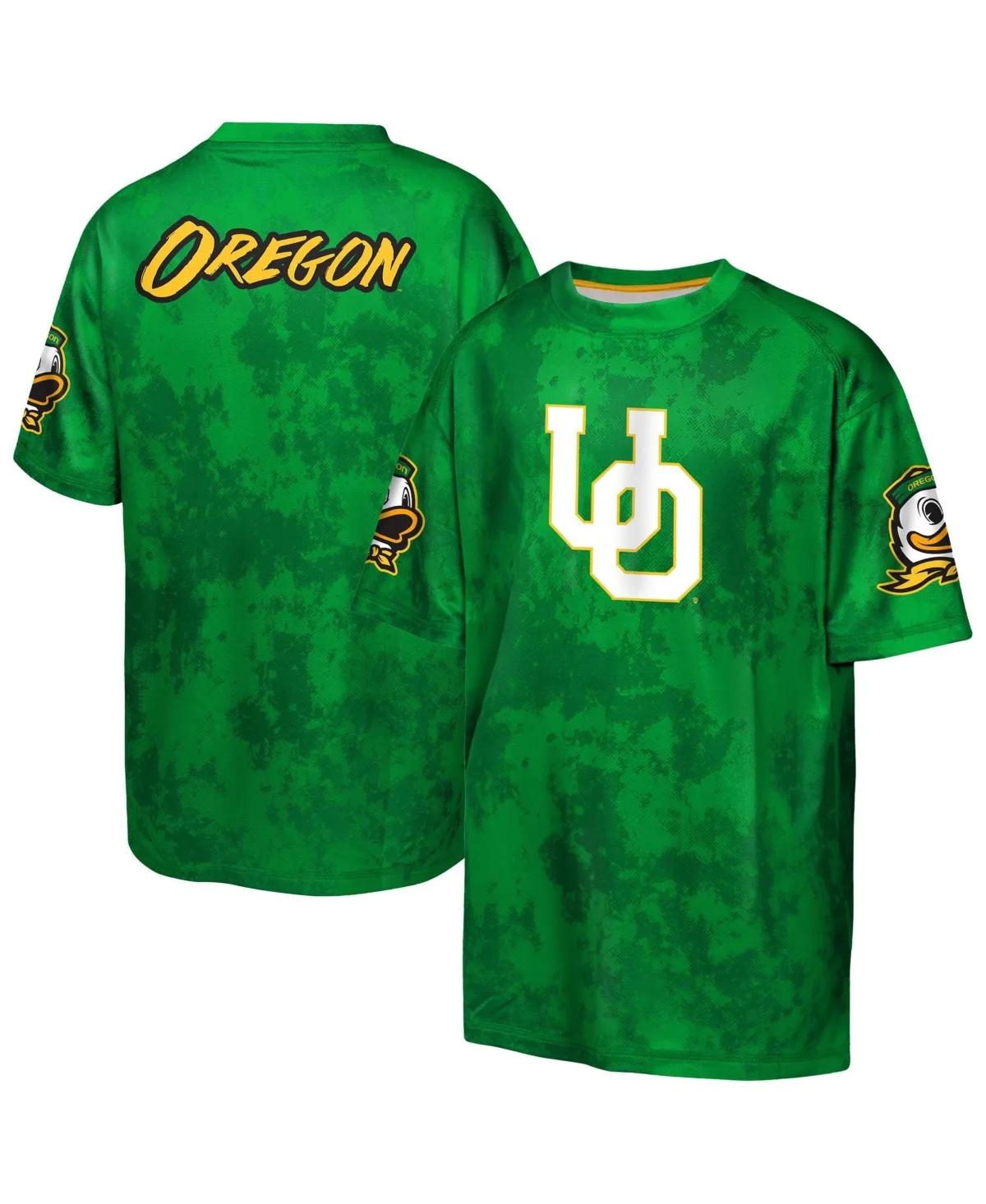 Oregon Ducks Off-Side Sublimated Crew-Neck Loose-Fit T-Shirt by Outerstuff