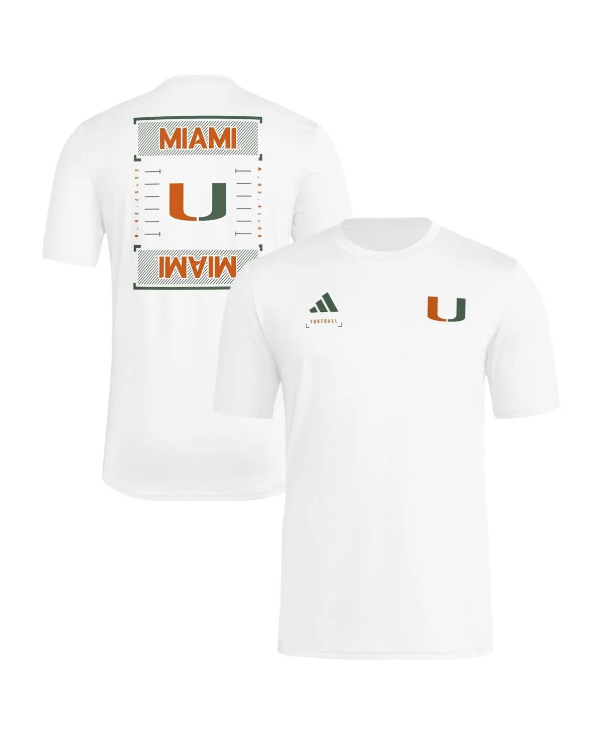 Miami Hurricanes Locker Football Icon T-Shirt