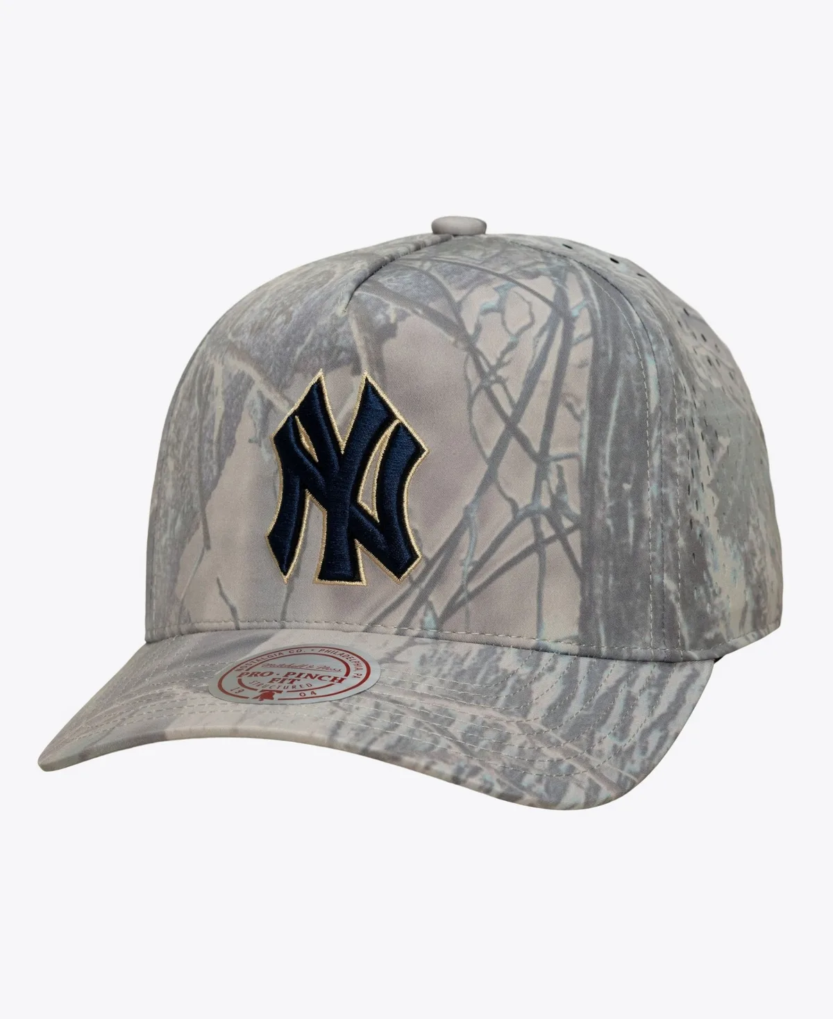 New York Yankees Perfect Pro Pinch Camo Adjustable Baseball Cap by Mitchell & Ness