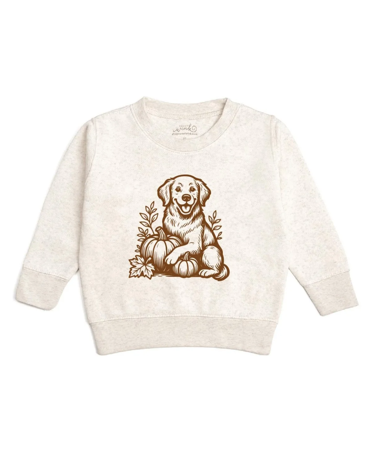 Golden Retriever Harvest Crewneck Sweatshirt by Sweet Wink