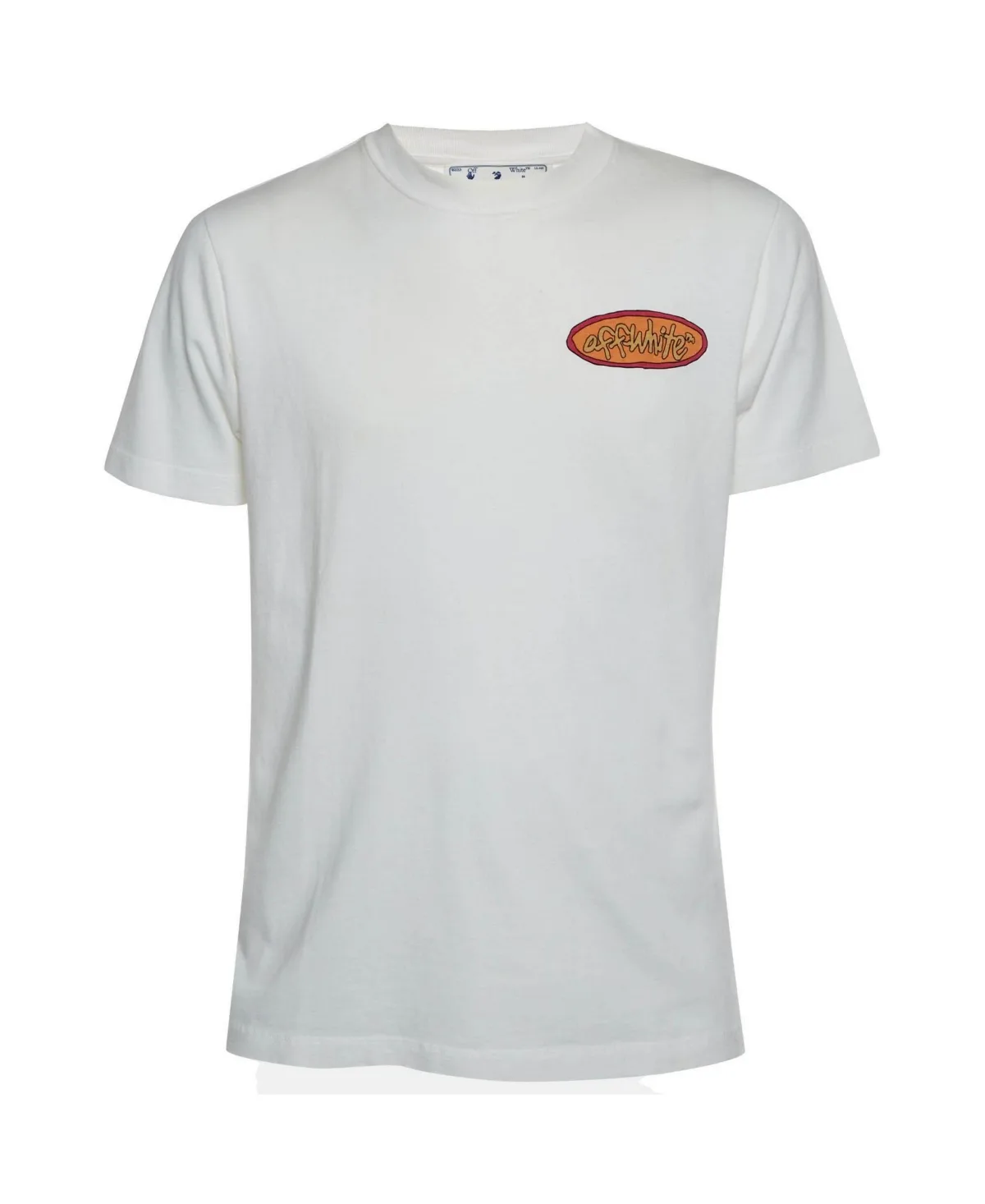 Pre-Owned Adam Is Eve Logo Cotton T-Shirt by Off-White