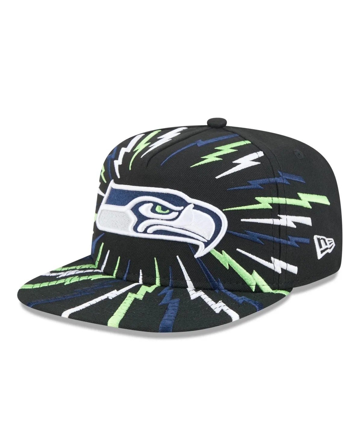 Seattle Seahawks Bolt A-Frame 9FIFTY Snapback Hat by New Era