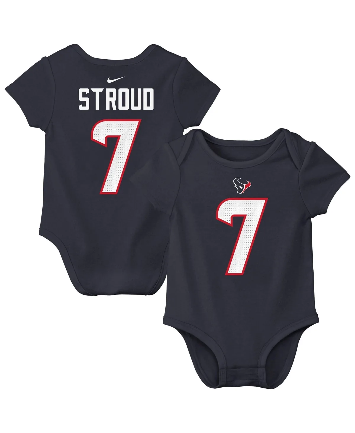 C.J. Stroud Navy Houston Texans Name Number Bodysuit by Nike