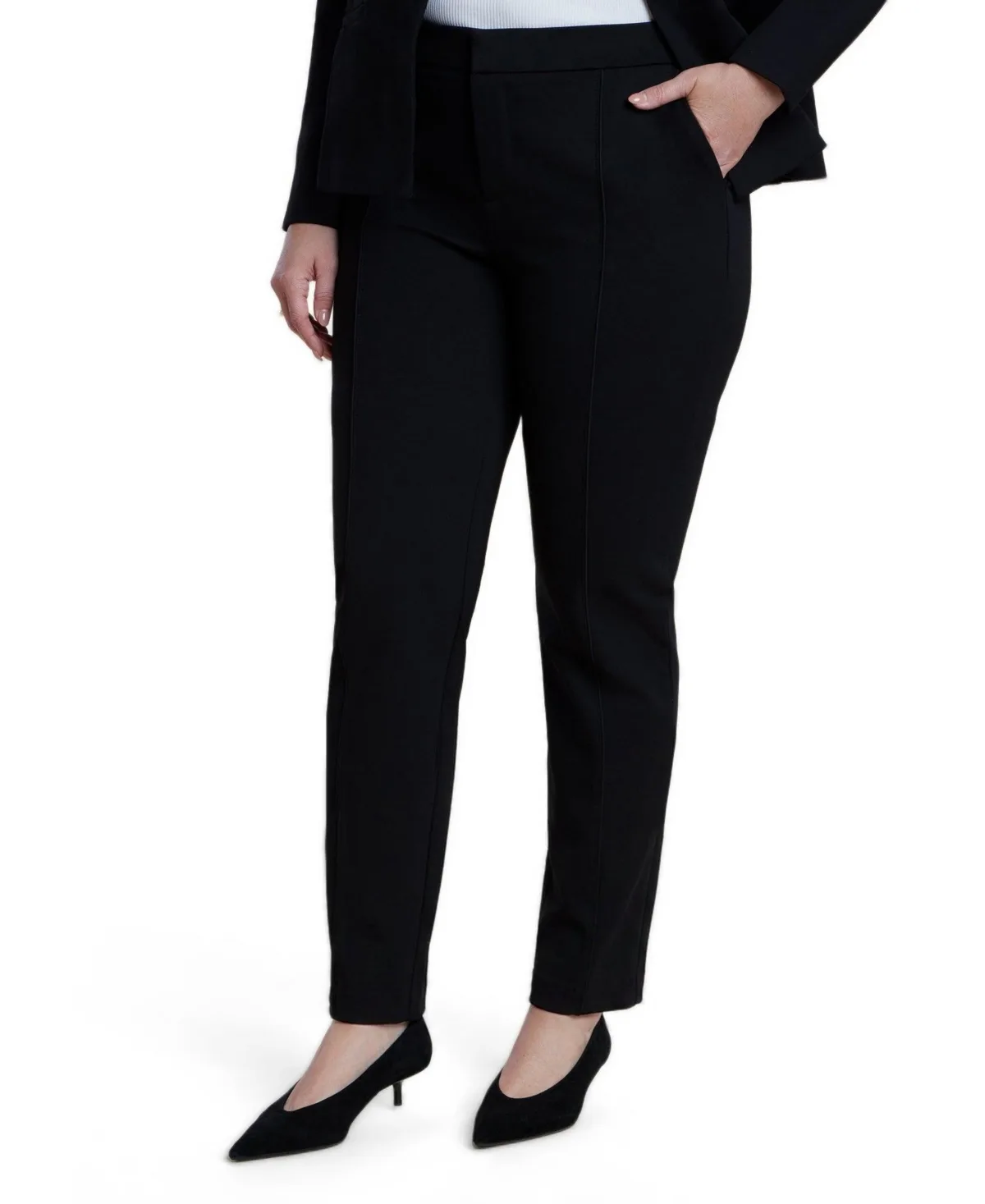 The Ultimate Stretch Slim Leg Pant by Eloquii