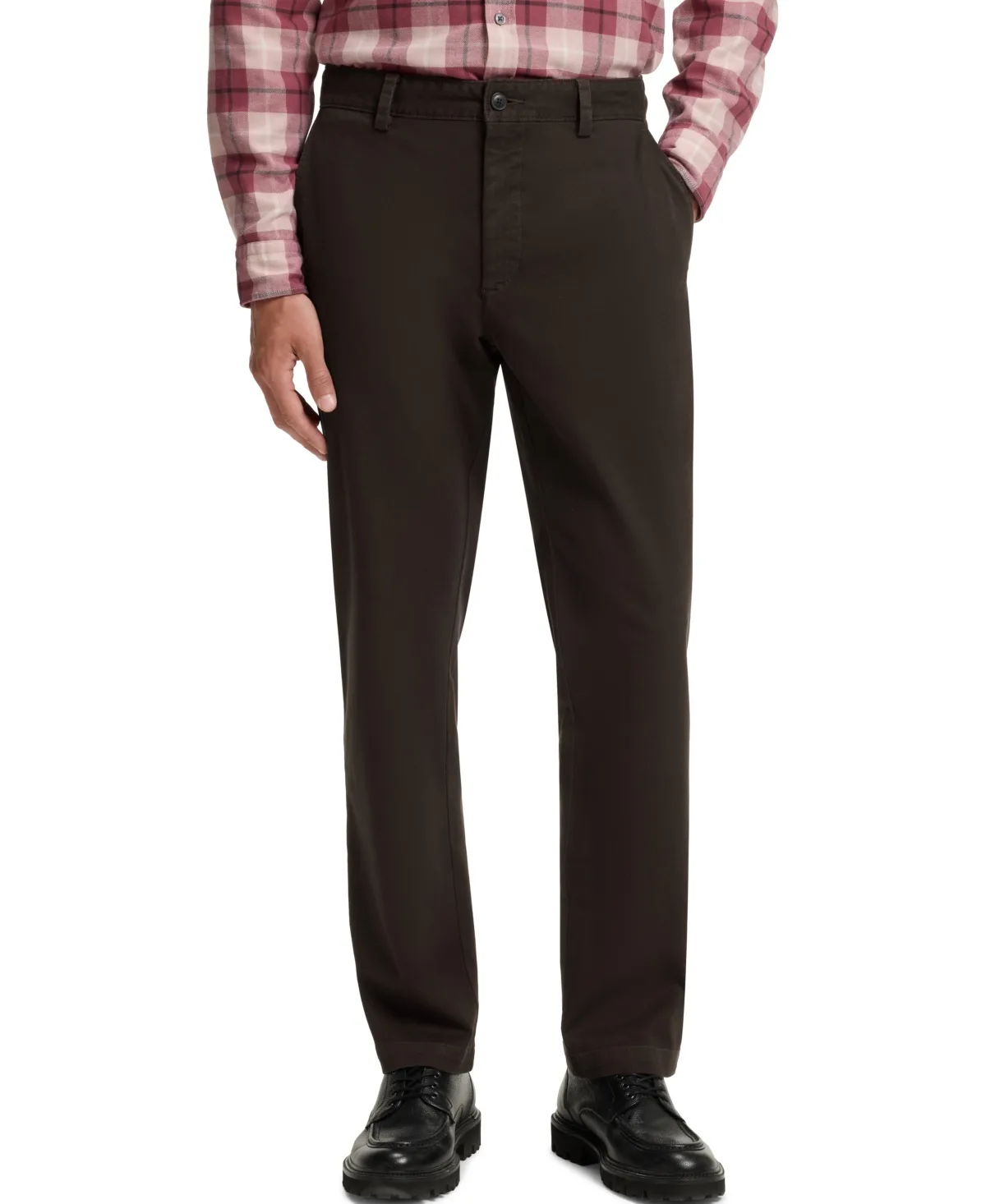 Slim-Fit Stretch Straight-Leg Cotton-Blend Chino Pants by Hugo Boss