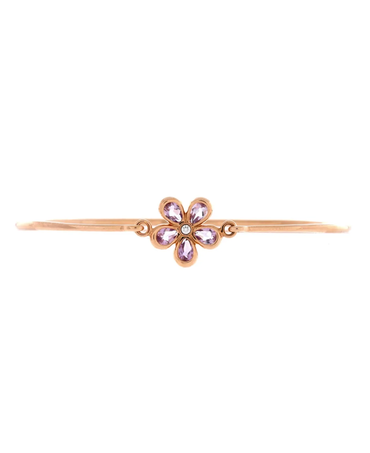 Pre-Owned Tiffany & Co Sparklers Flower Hook Bracelet - 18k Rose Gold by Tiffany & Co.