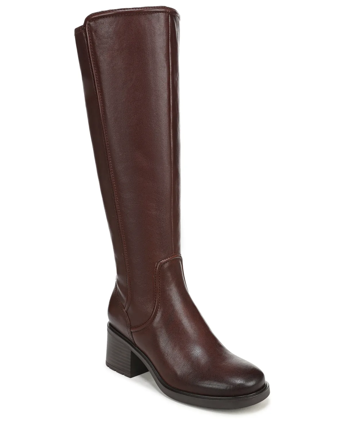 Phoenix Leather Wide Calf Knee-High Boots
