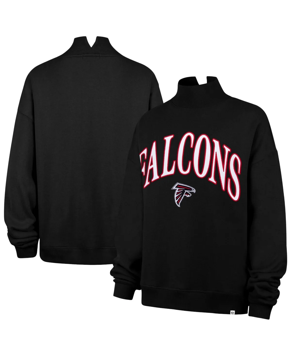 Atlanta Falcons Oversized Vantage Mock Neck Sweatshirt