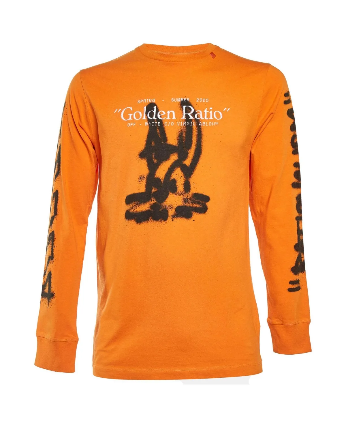 Pre-Owned Golden Ratio Graphic Long Sleeve T-Shirt by Off-White