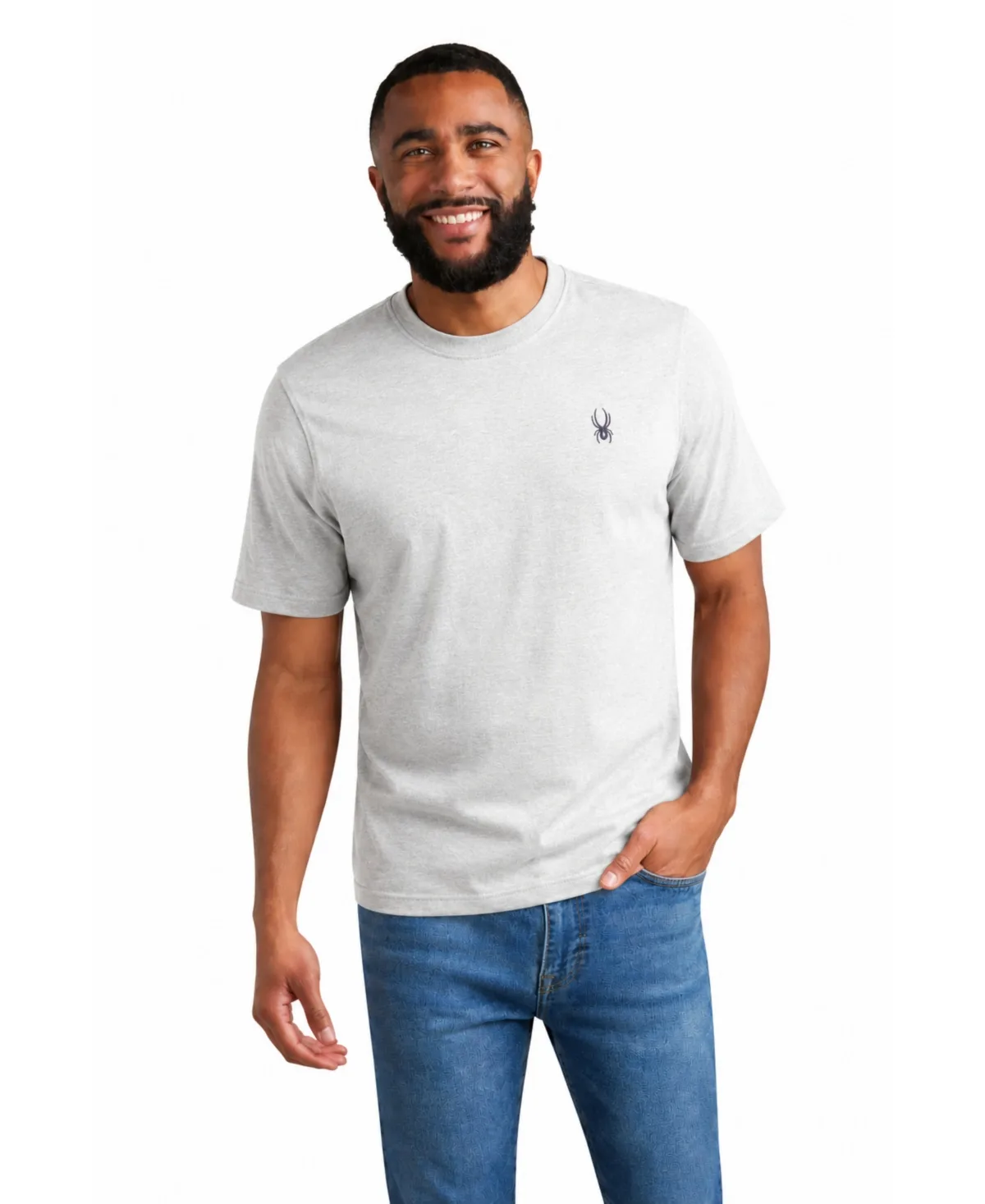 Mountain Graphic 2-Way Stretch Relaxed-Fit T-Shirt by Spyder