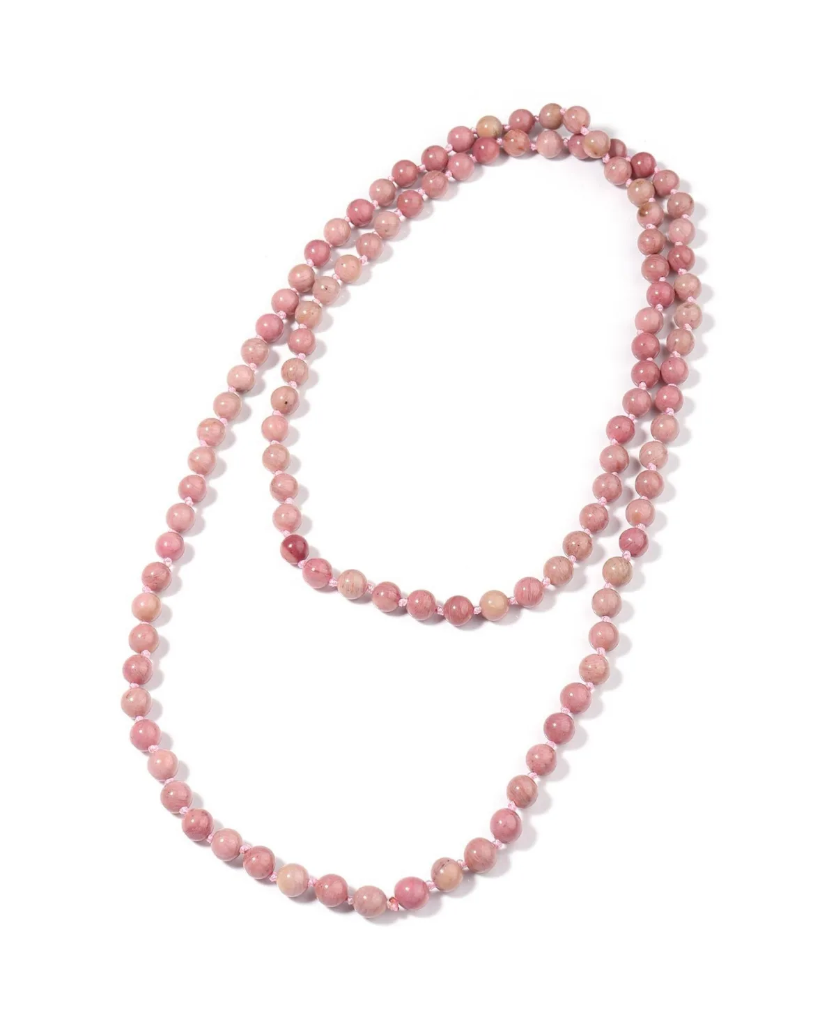 Mala Beaded India - Rhodonite by Aeelike
