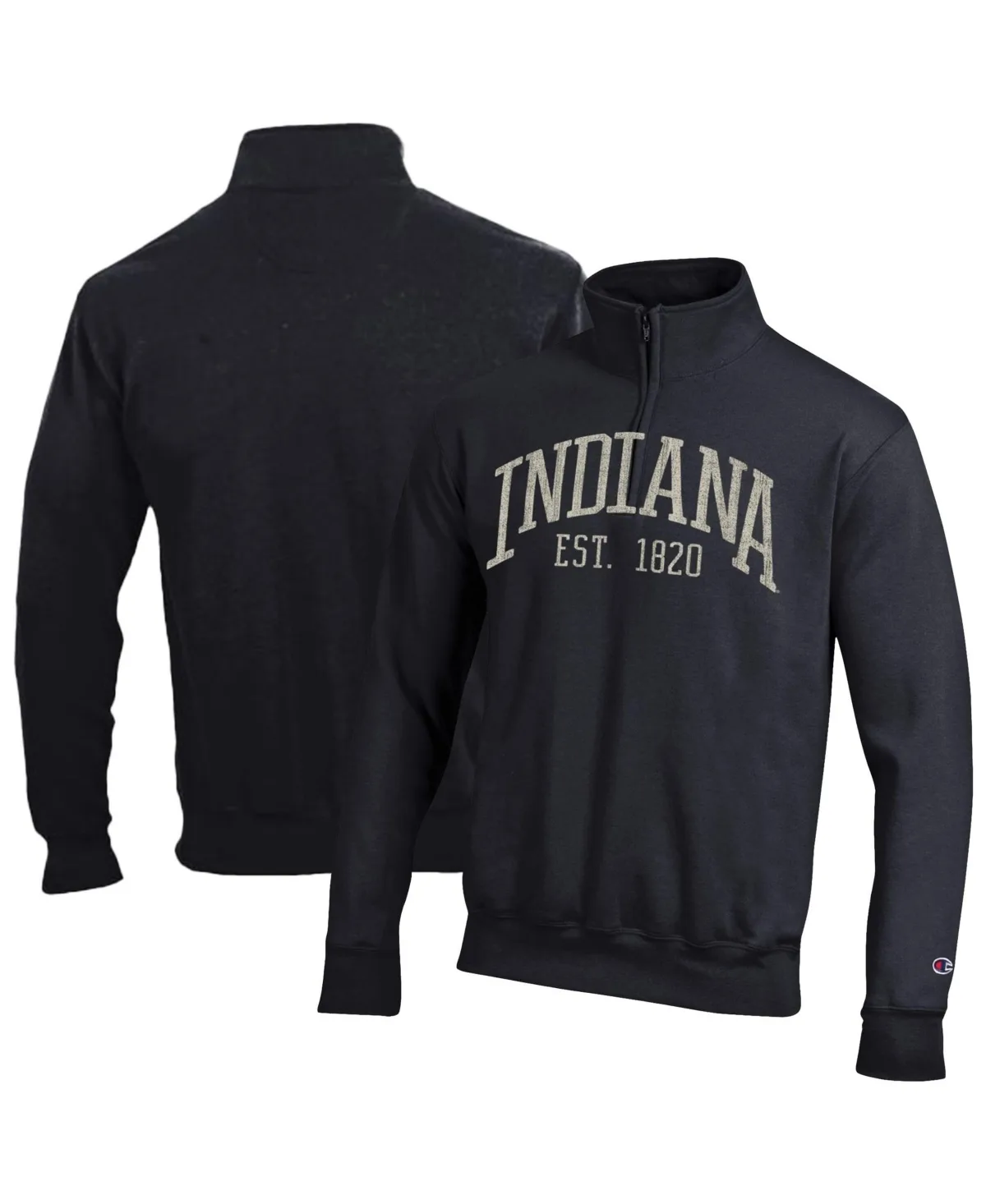 Indiana Hoosiers Power Blend Quarter-Zip Pullover by Champion