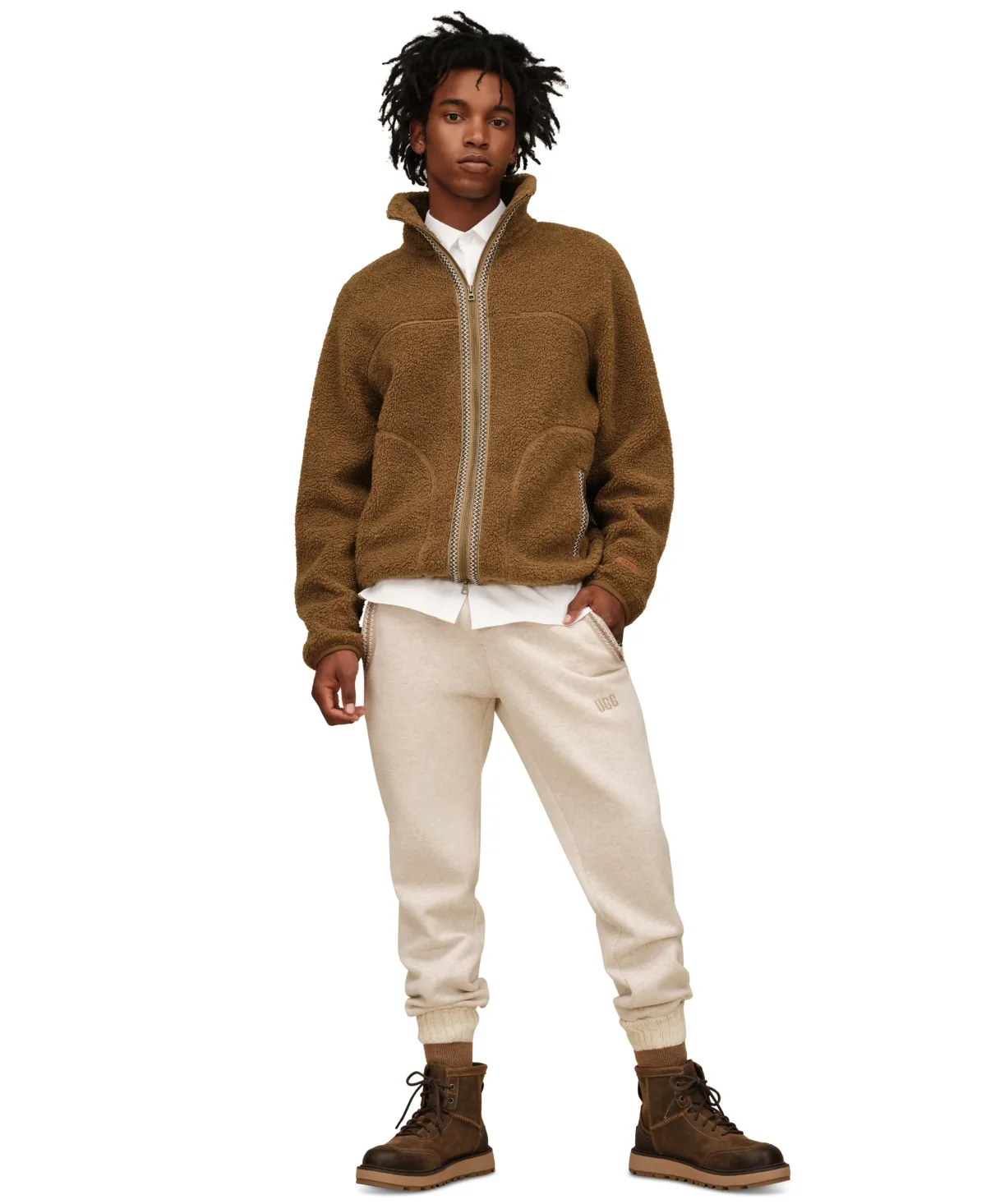 UGGbraid Full-Zip Hooded Jacket