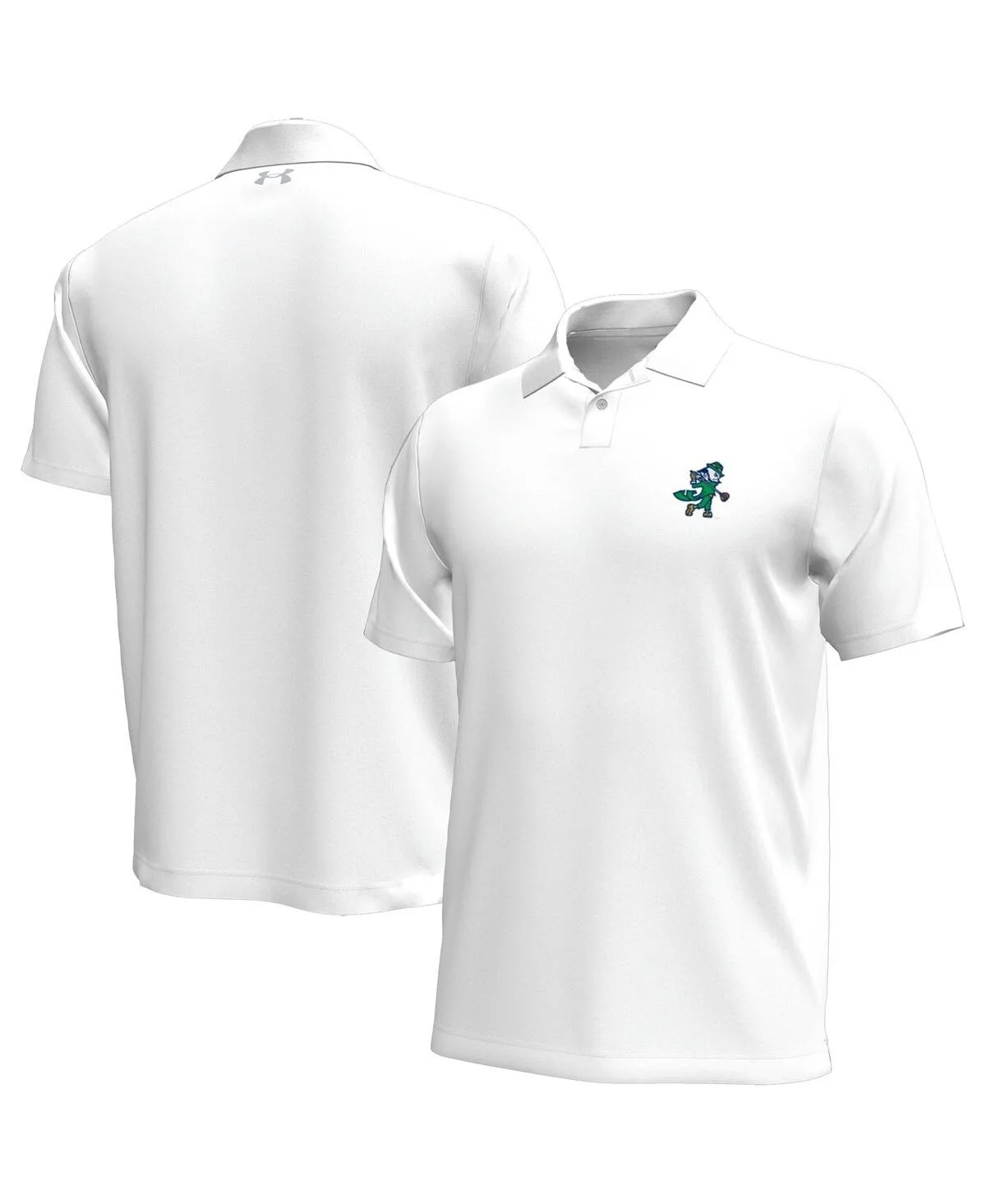 Notre Dame Fighting Irish Golf Leprechaun Lightweight Motion Polo Shirt by Under Armour