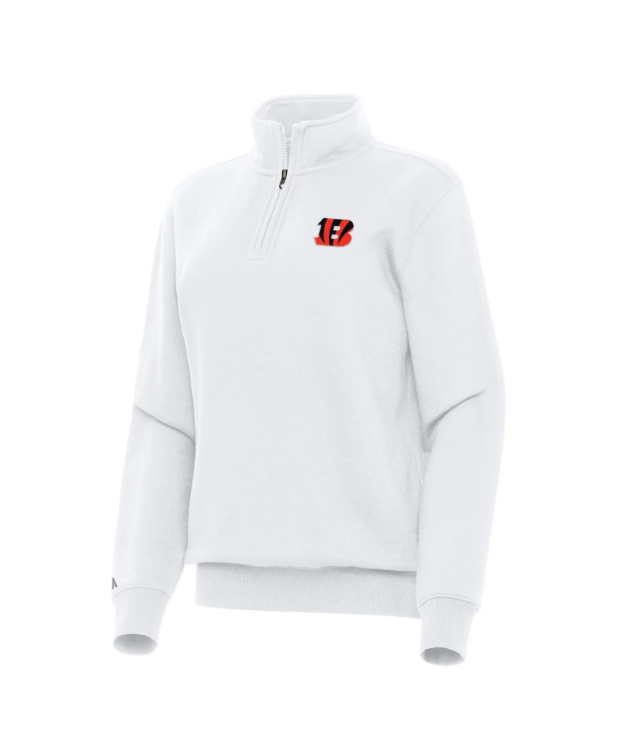 Cincinnati Bengals Victory Mock Neck Quarter-Zip Top by Antigua
