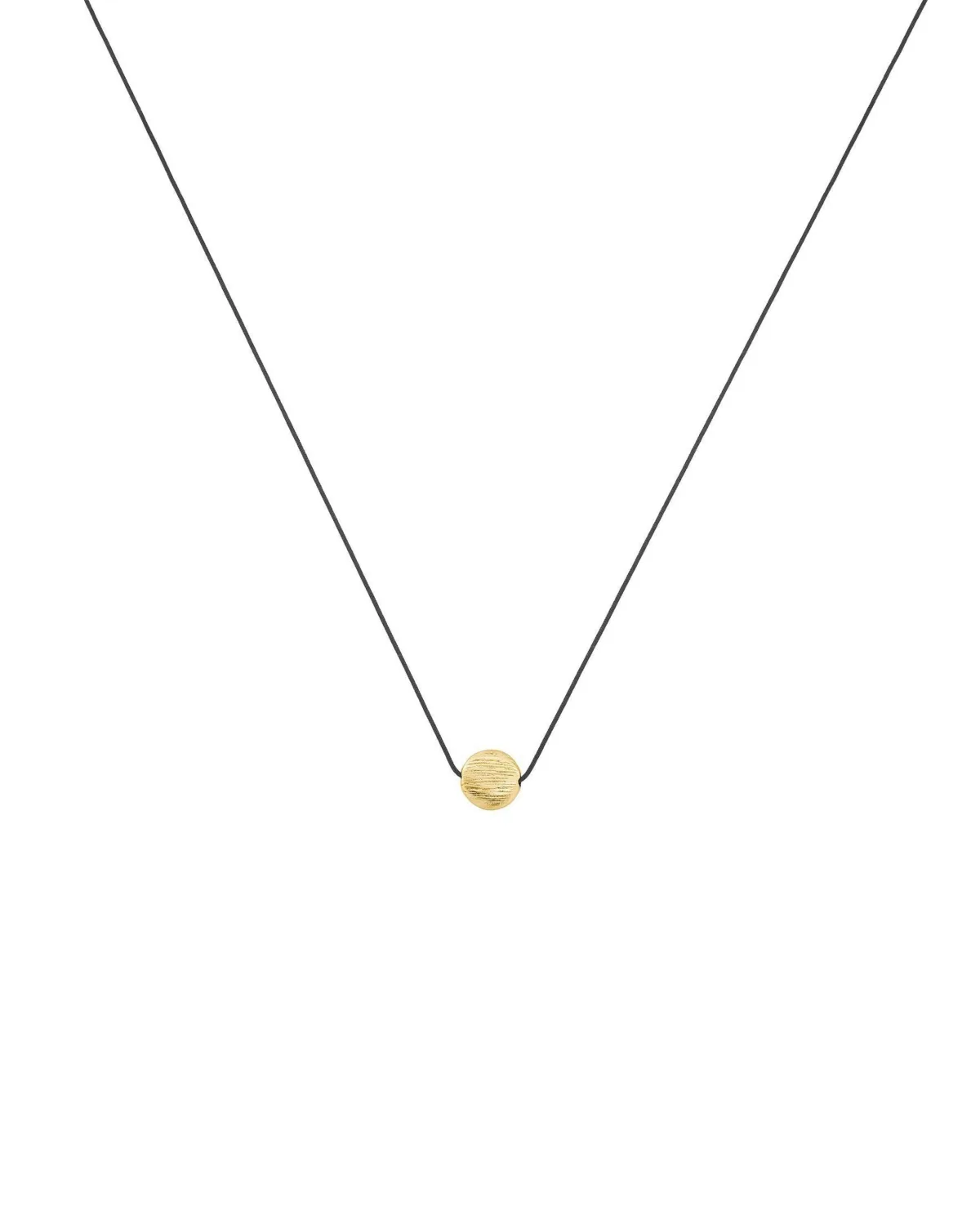Josh & Chloe Lana Circular Pendant String Necklace 14k Gold Plated Minimalist Piece by Chloé