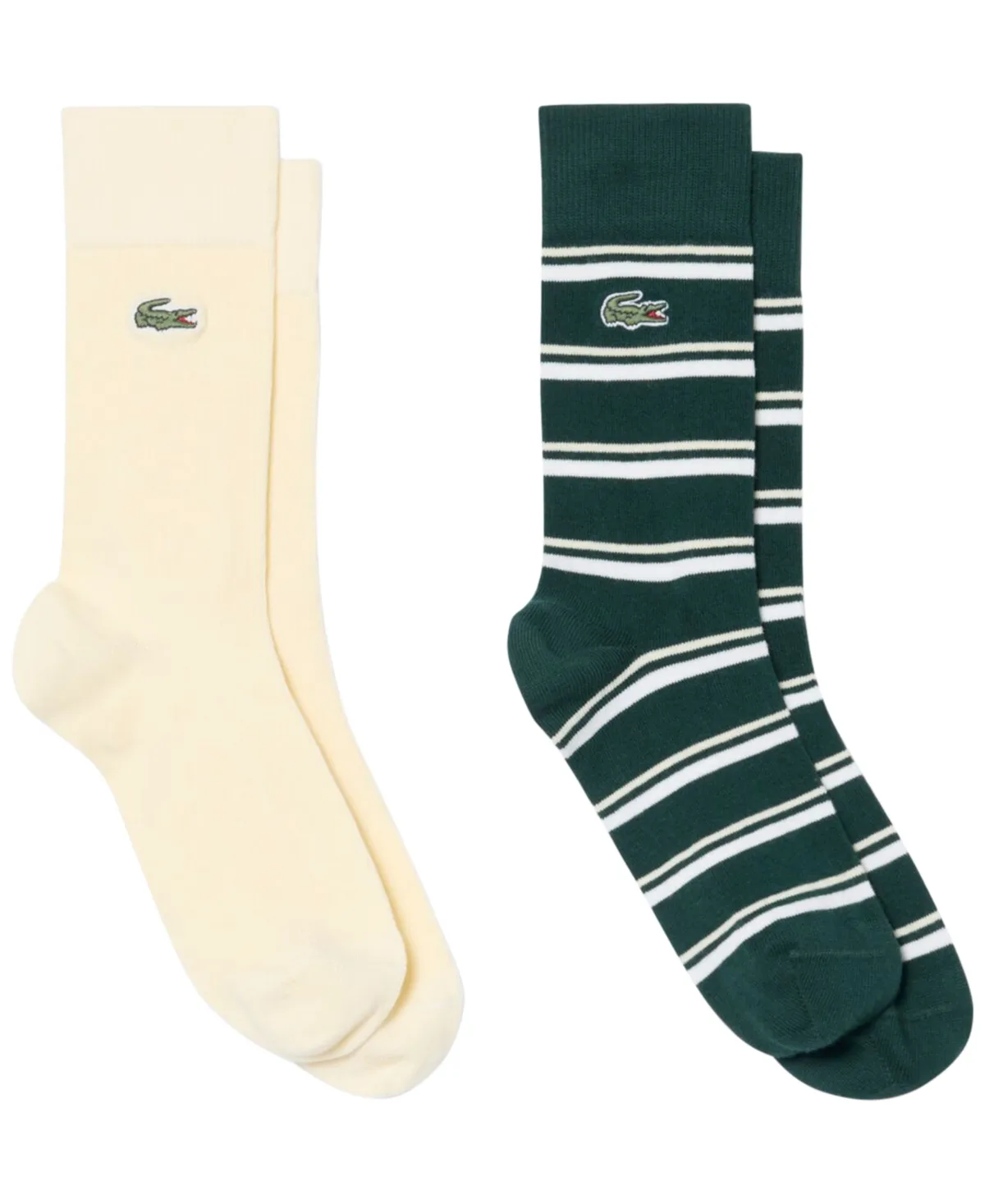 Ribbed Crew Socks, 2-Pack by Lacoste