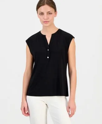Essentials Short Sleeve Top by Anne Klein