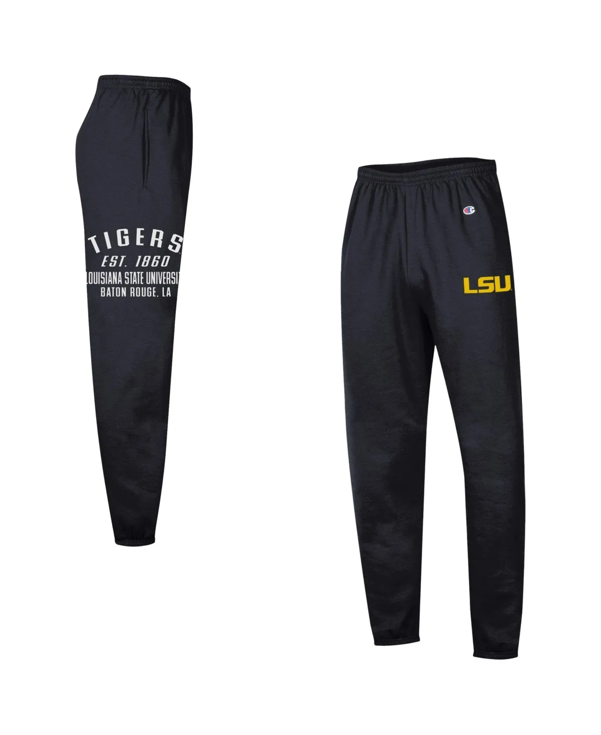 Lsu Tigers Power Blend Banded Fleece Sweatpants by Champion