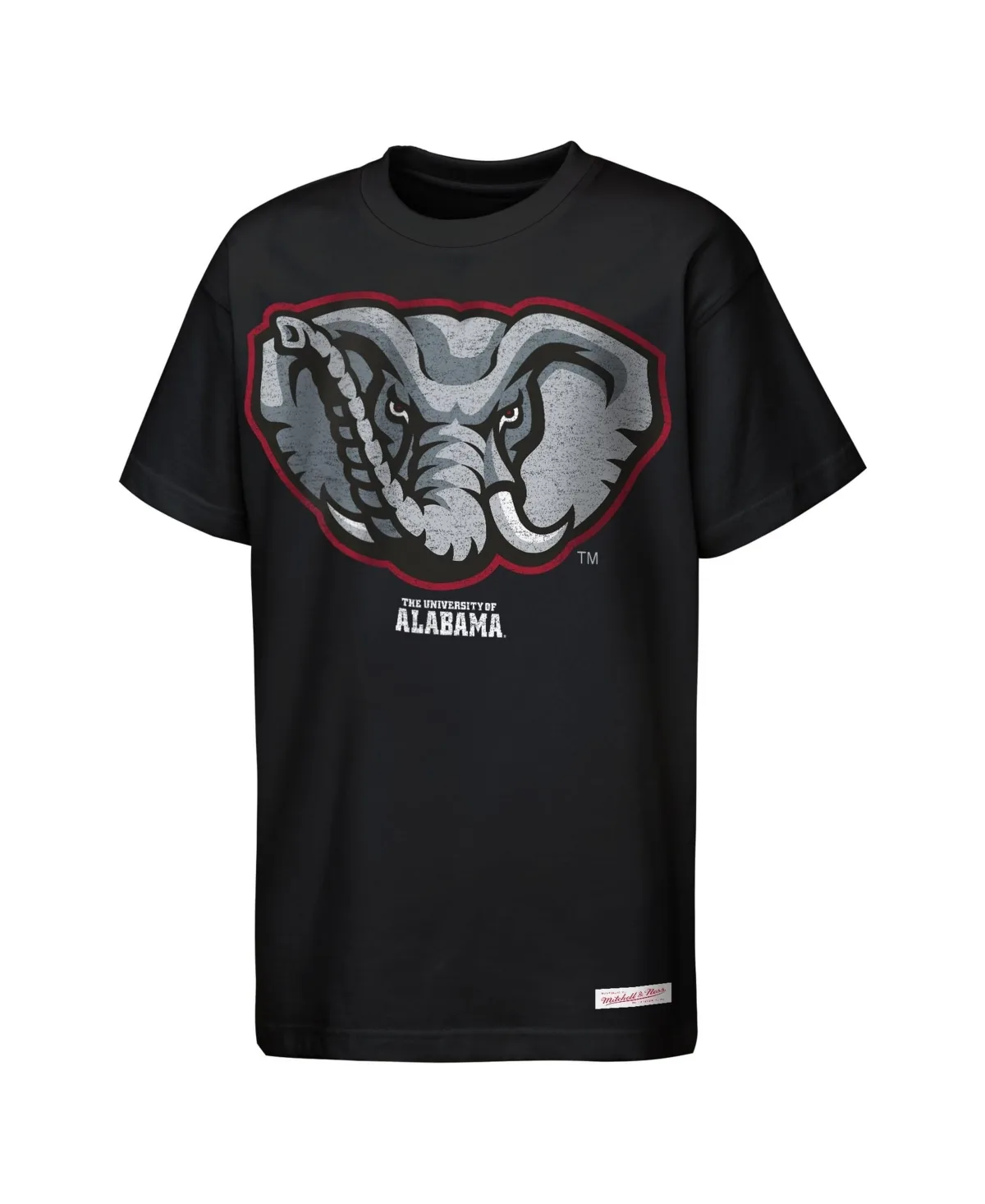 Alabama Crimson Tide Mascot Big Face Heavyweight T-Shirt by Mitchell & Ness