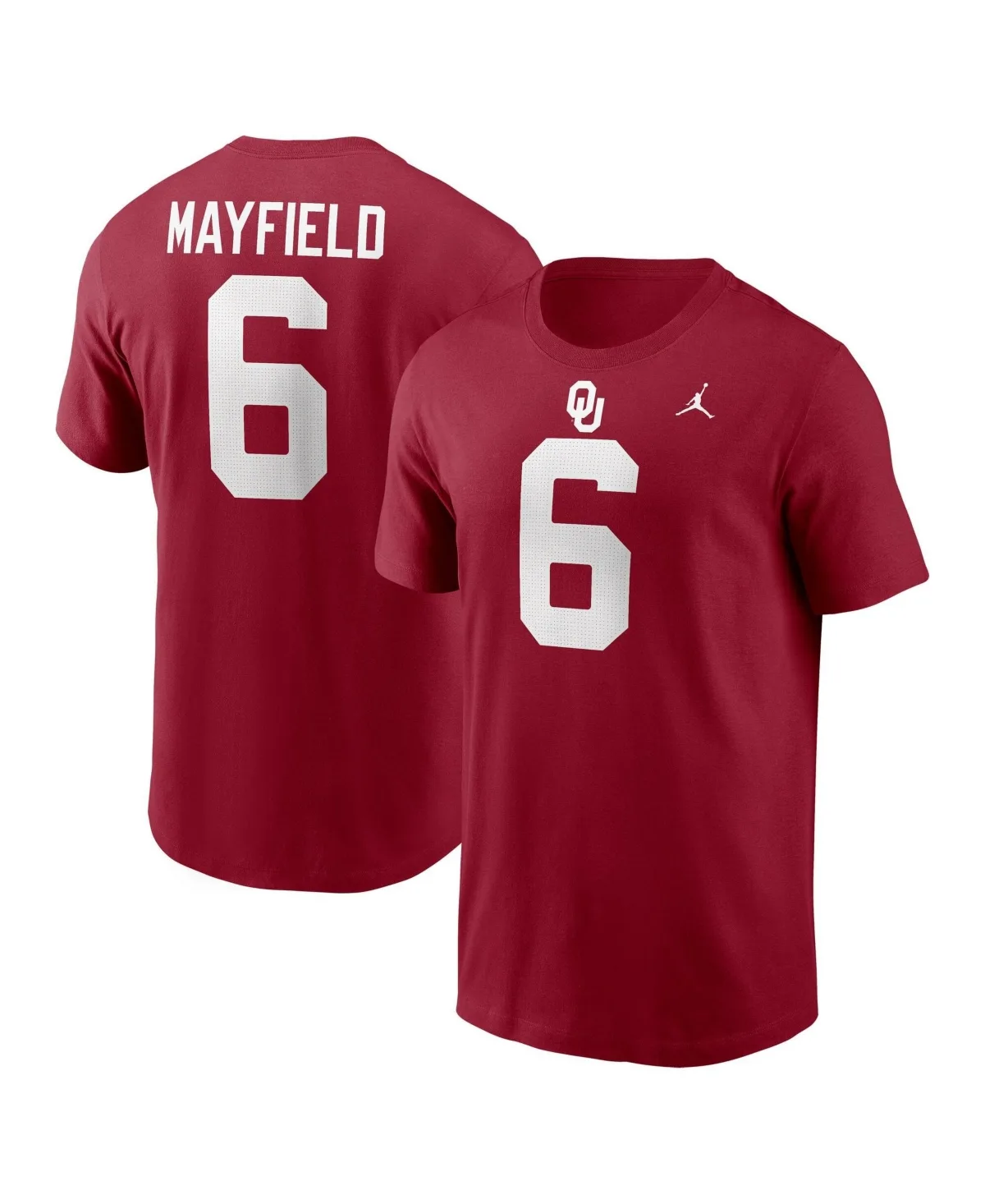 Baker Mayfield Oklahoma Sooners Crewneck T-Shirt by Jordan