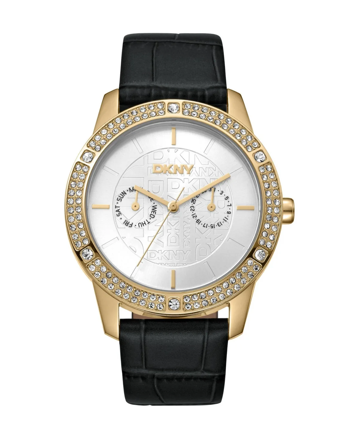 Evening Quartz Leather Strap Watch, 40mm