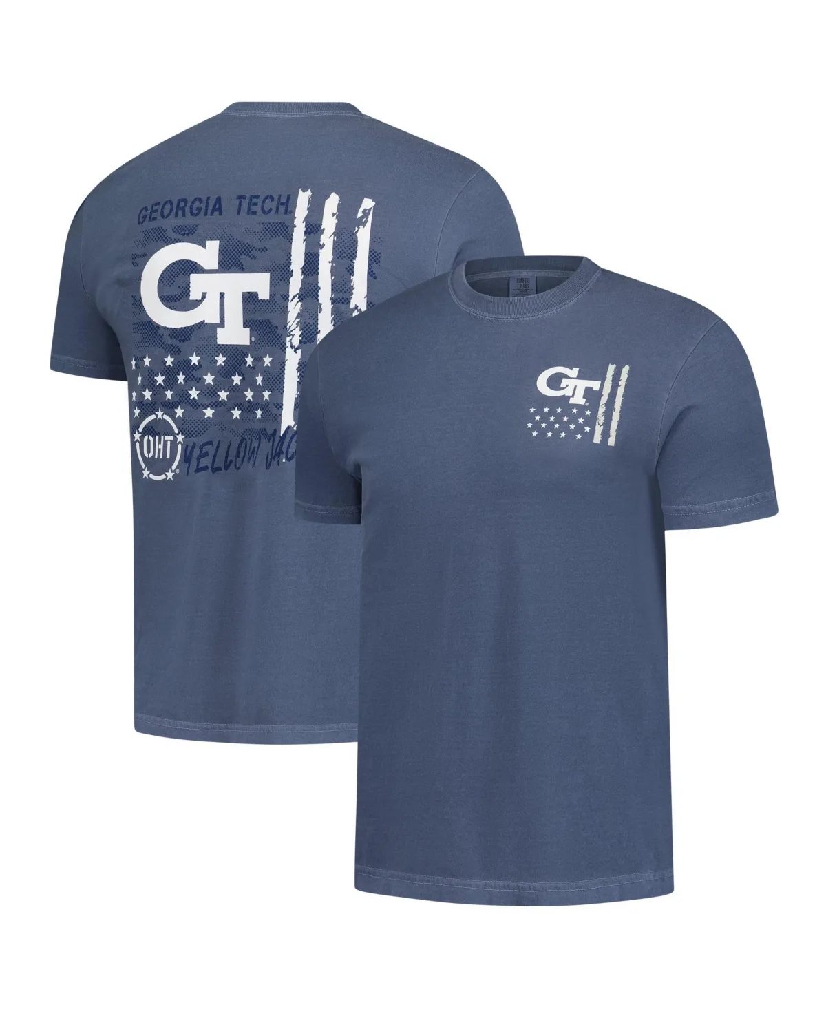 Georgia Tech Yellow Jackets Comfort Colors Oht Camo Overlay T-Shirt by Image One