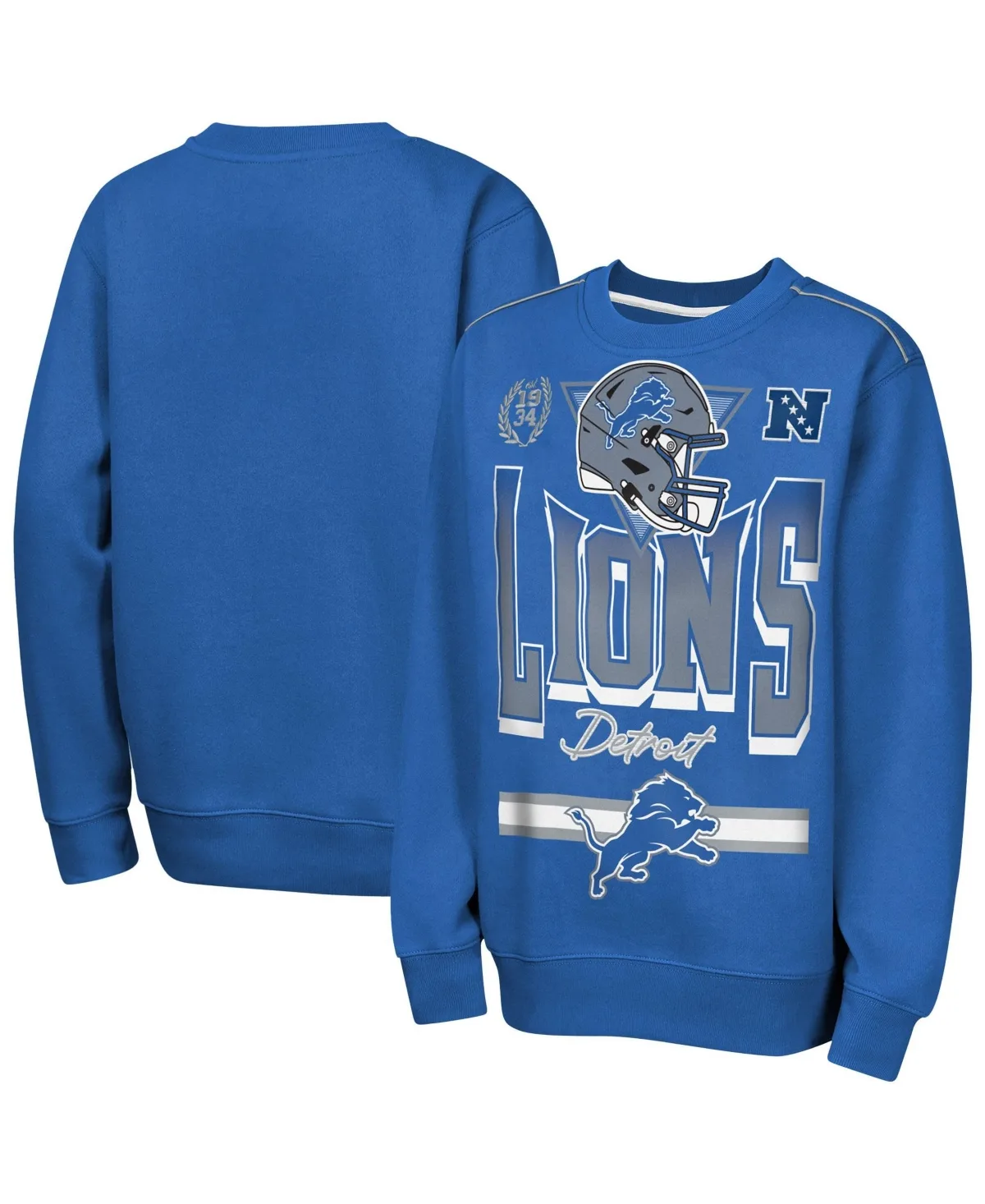 Detroit Lions Run Gun Fleece Sweatshirt by Outerstuff