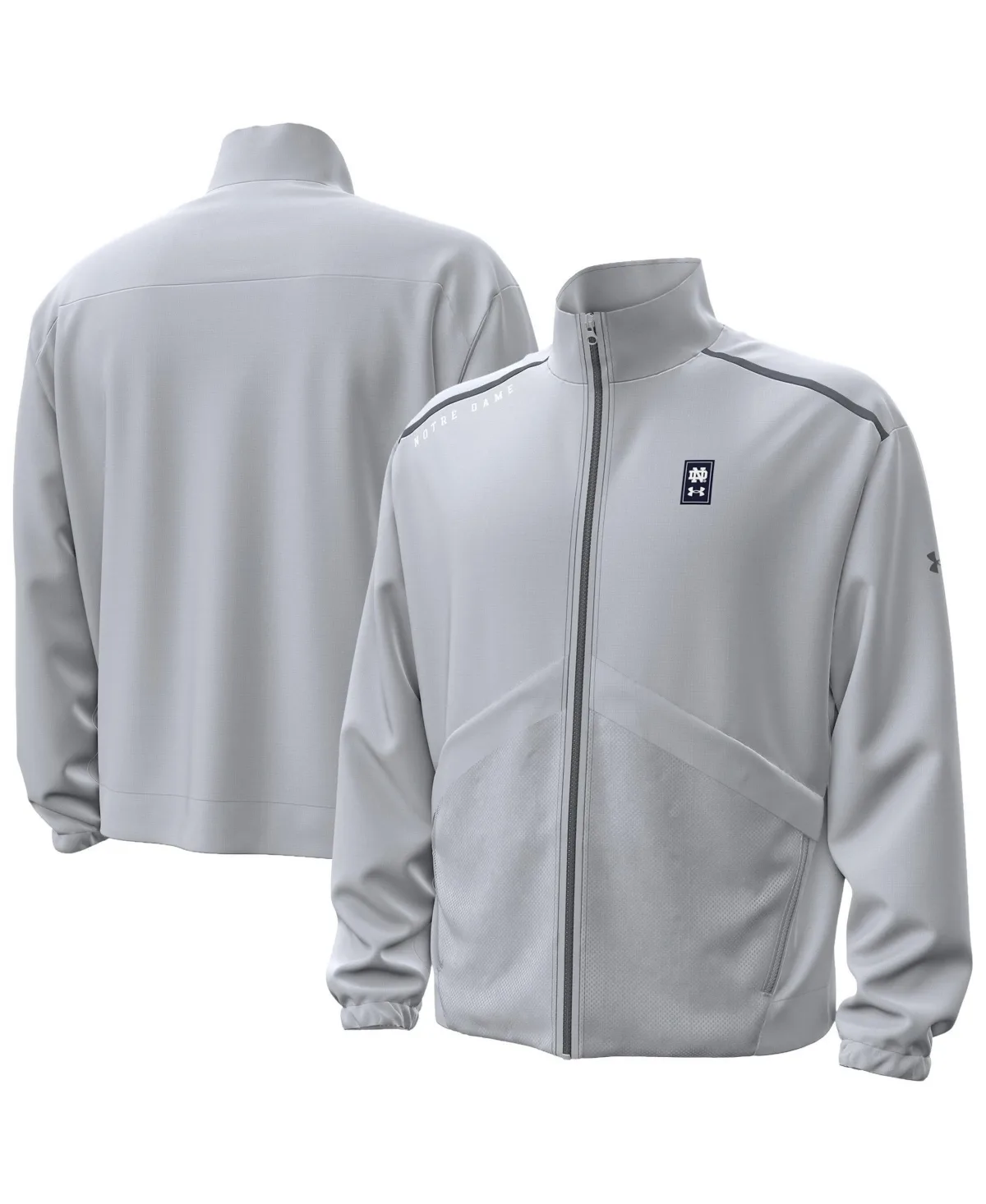 Notre Dame Fighting Irish Water-Resistant Woven Mock Neck Unstoppable Jacket by Under Armour