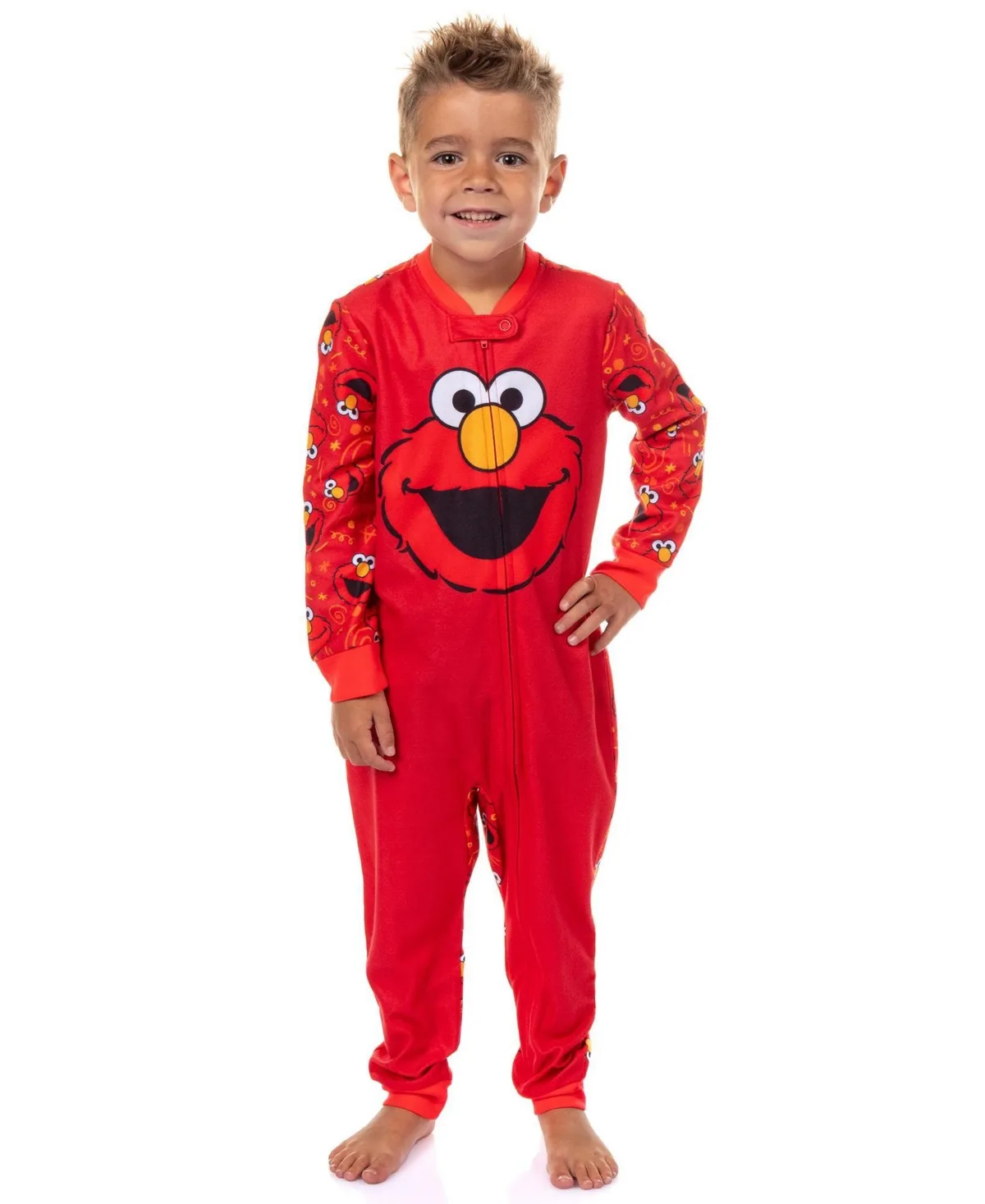 Elmo Character 1Piece Front-Zip Footless Sleeper Pajama by Sesame Street