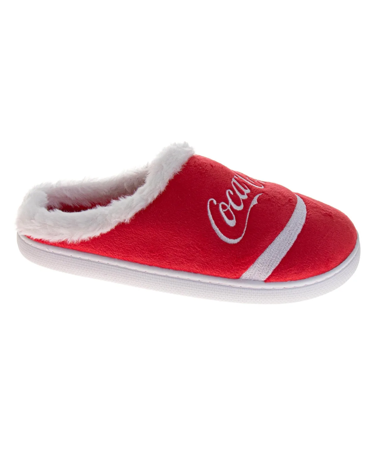 Classic Script Cozy Soft Lined Warm Indoor Comfort Shoes by Coca Cola