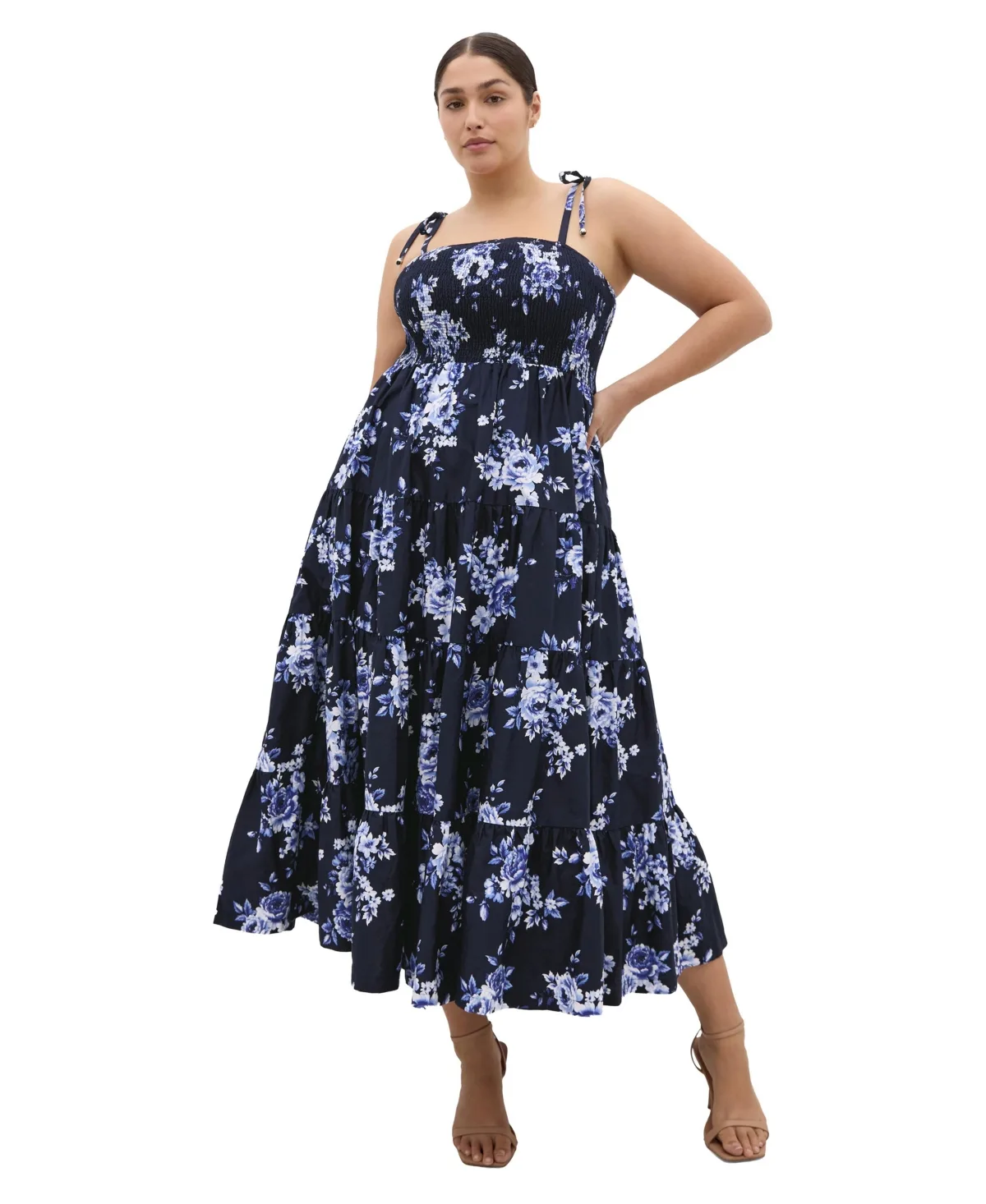 Marli Floral Tier Maxi Dress