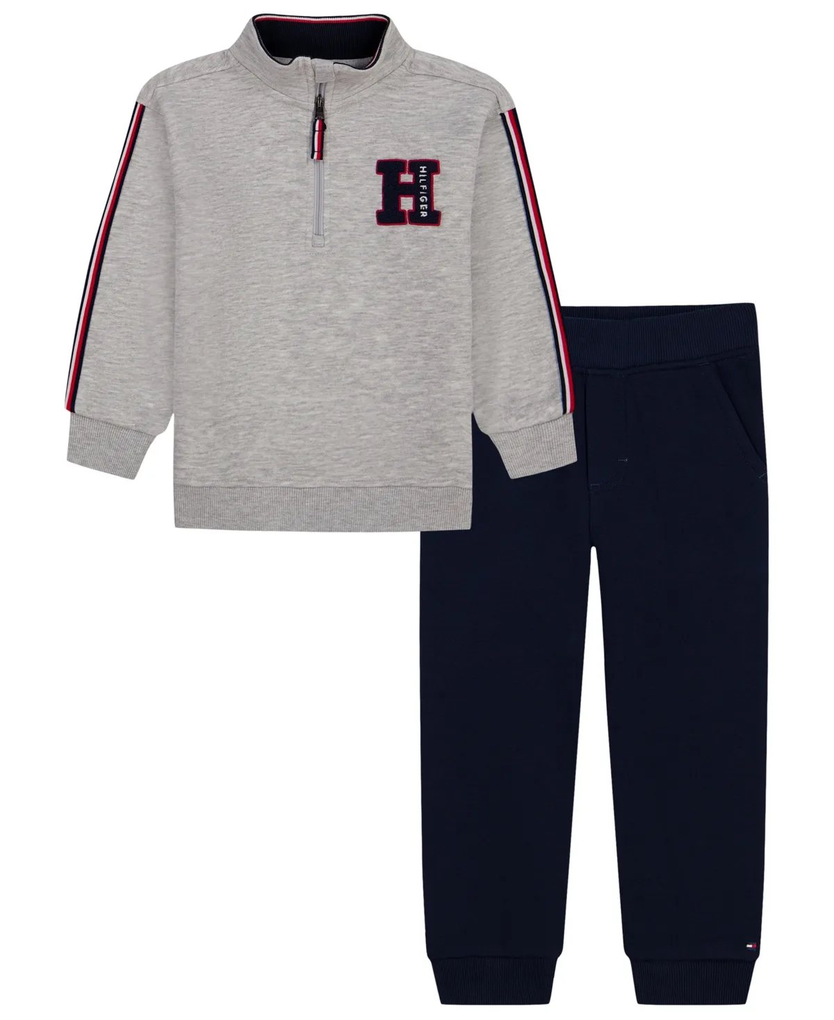 Quarter Zip Fleece Top and Pants, 2-Piece Set by Tommy Hilfiger