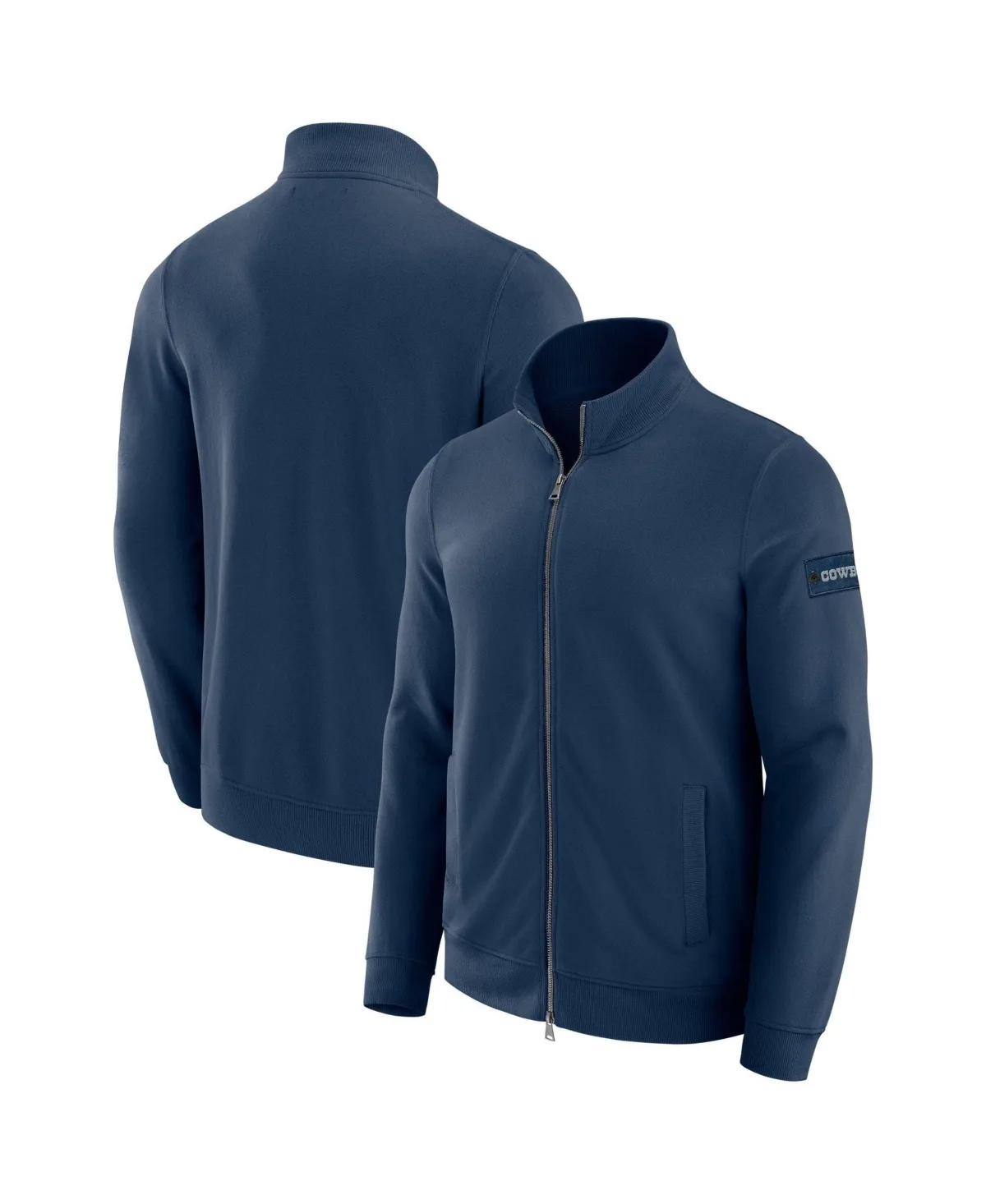 QB1 Dallas Cowboys Full-Zip French-Terry Sweatshirt by J Palmer