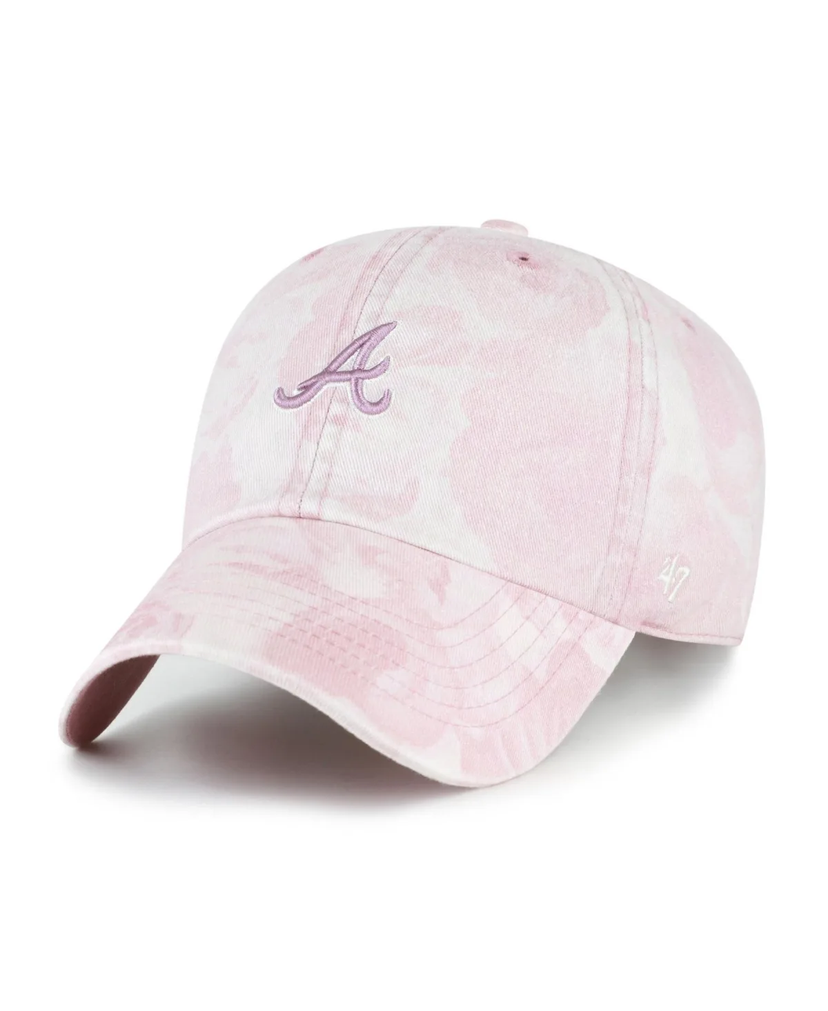 Atlanta Braves Gardenia Floral Adjustable Baseball Cap by 47 Brand