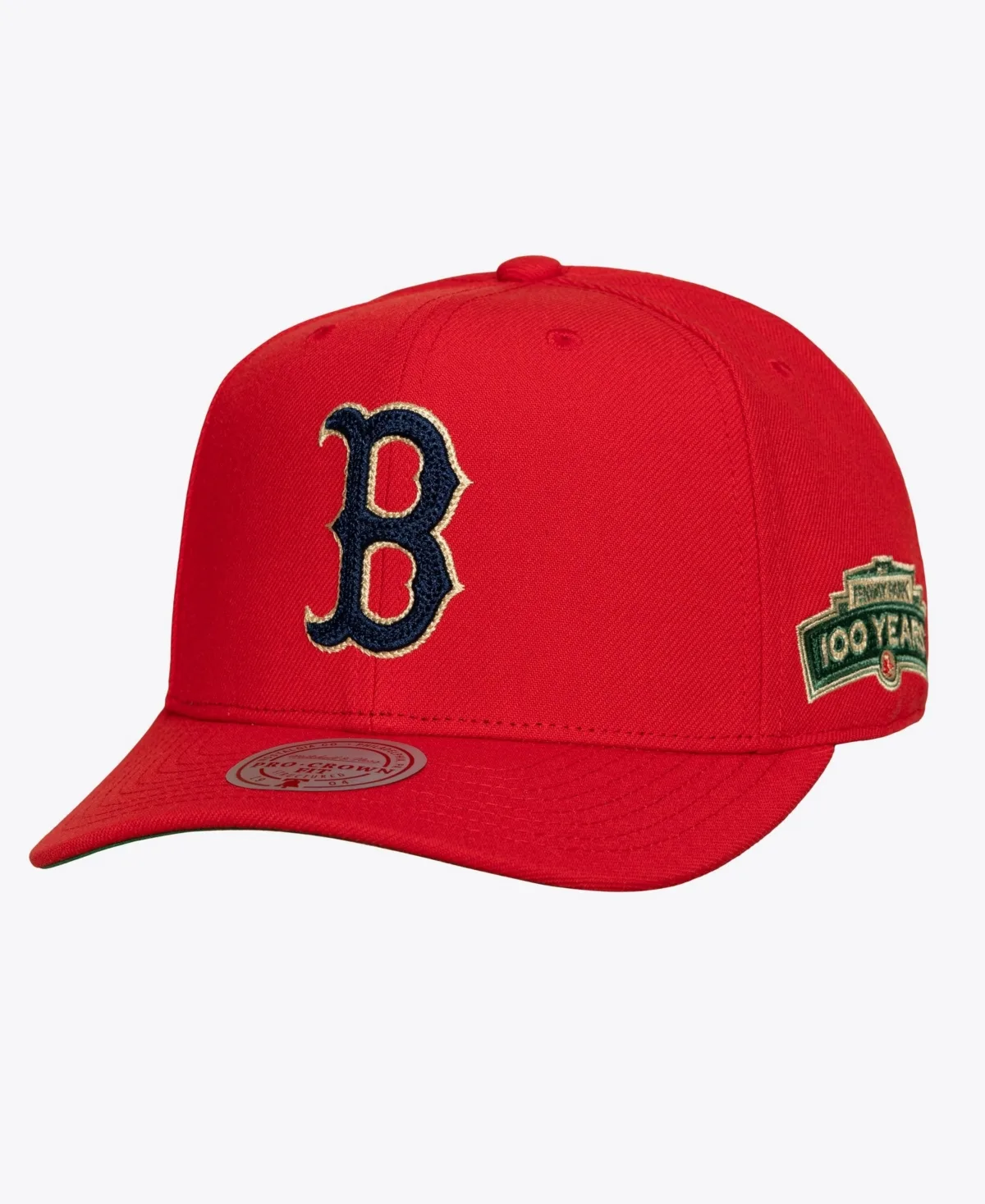 Boston Red Sox Fenway Park 100th Anniversary Patch Snapback Hat by Mitchell & Ness