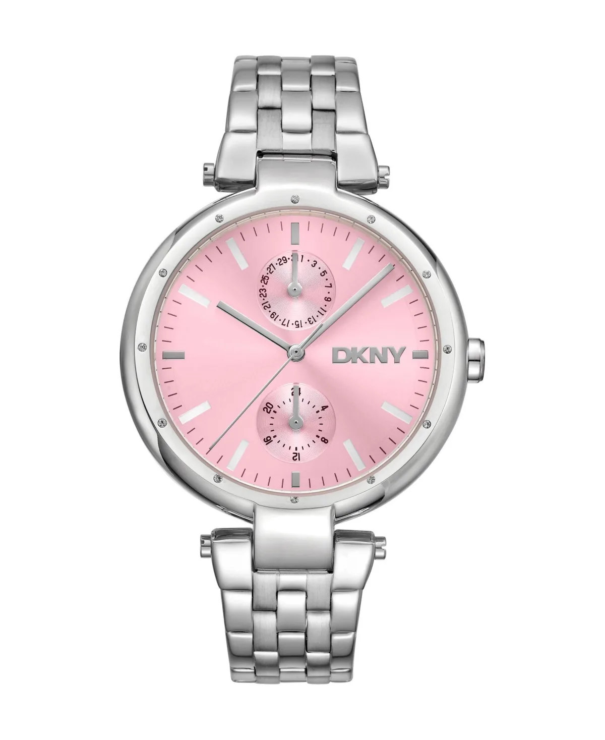 Quartz Eastside Maxi Silver Stainless Steel Bracelet Watch, 38 mm by DKNY
