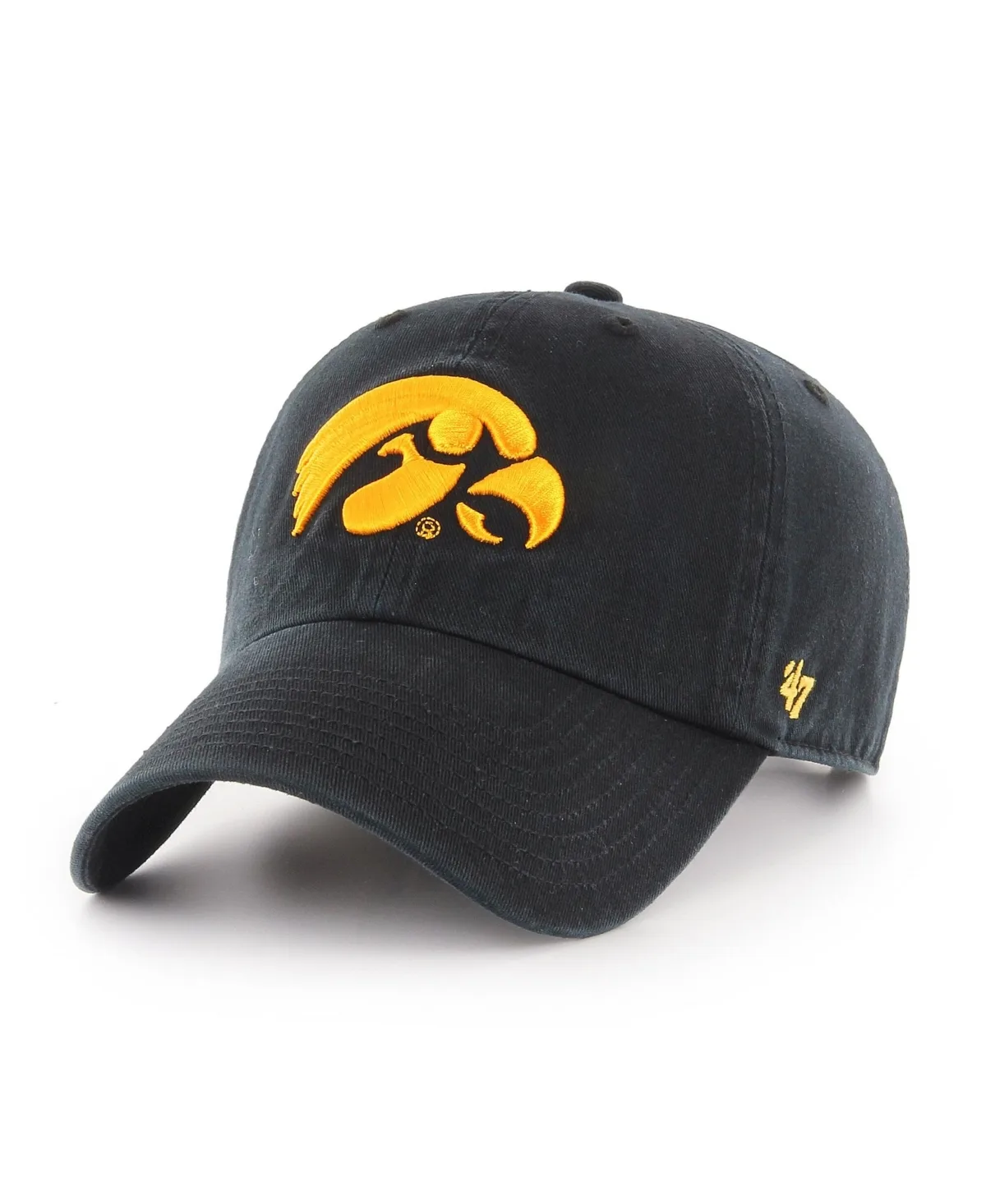 Iowa Hawkeyes Clean Up Adjustable Hat by 47 Brand