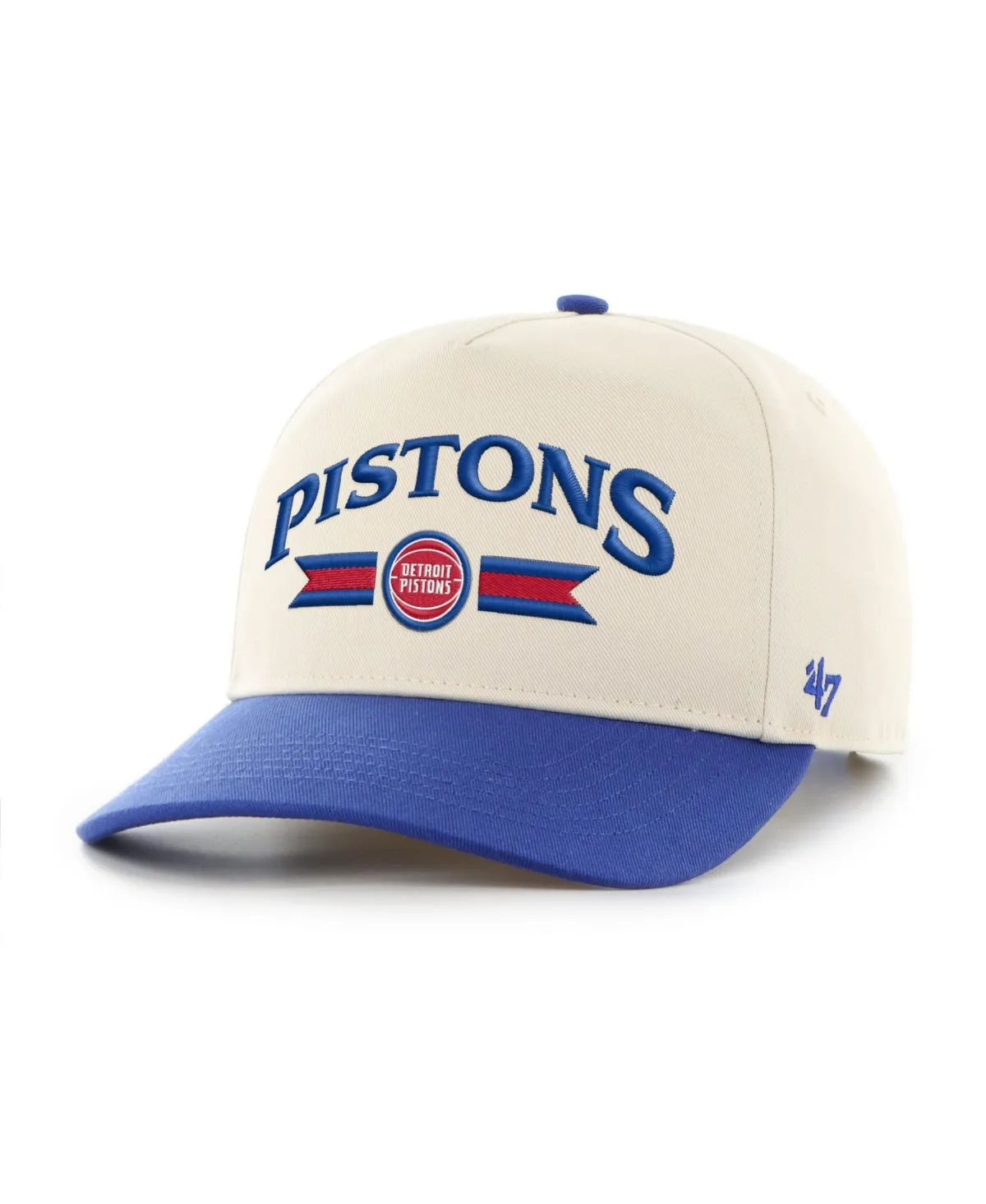 Detroit Pistons Garment-Washed Cotton Adjustable Hat by 47 Brand