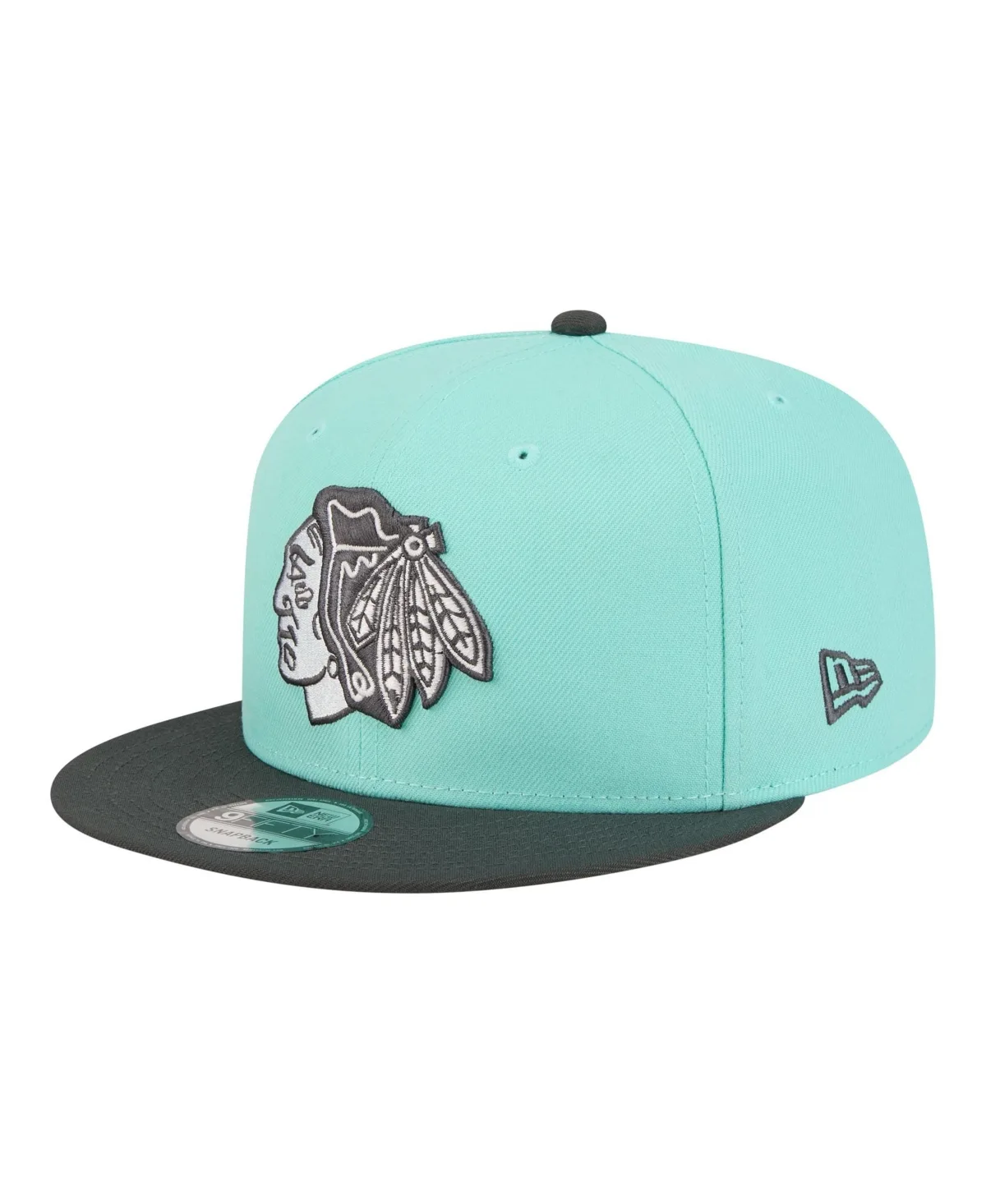 Chicago Blackhawks 9FIFTY Two-Tone Snapback Flat-Brim Baseball Cap by New Era