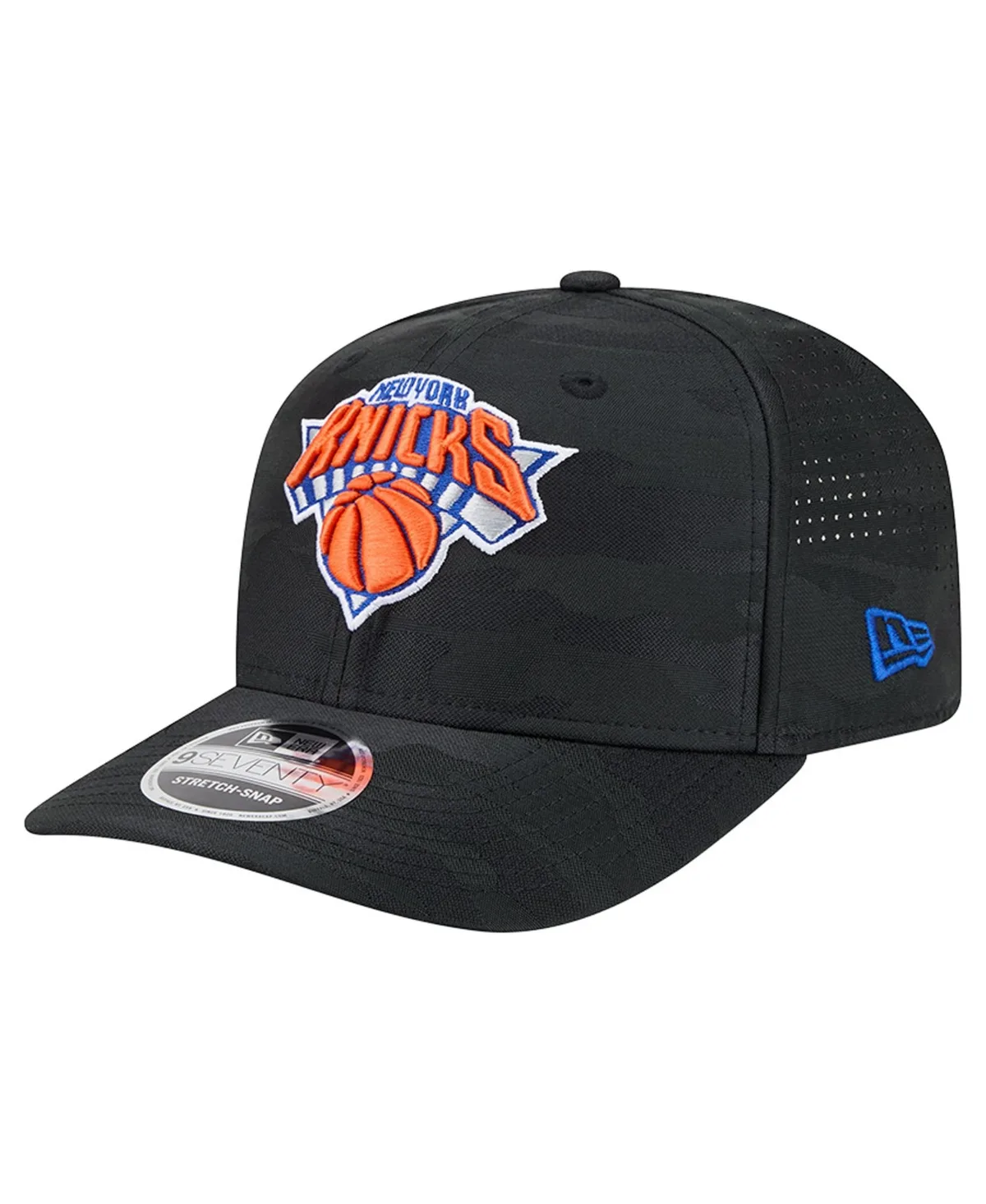 New York Knicks Camo 9SEVENTY Perforated Adjustable Hat by New Era