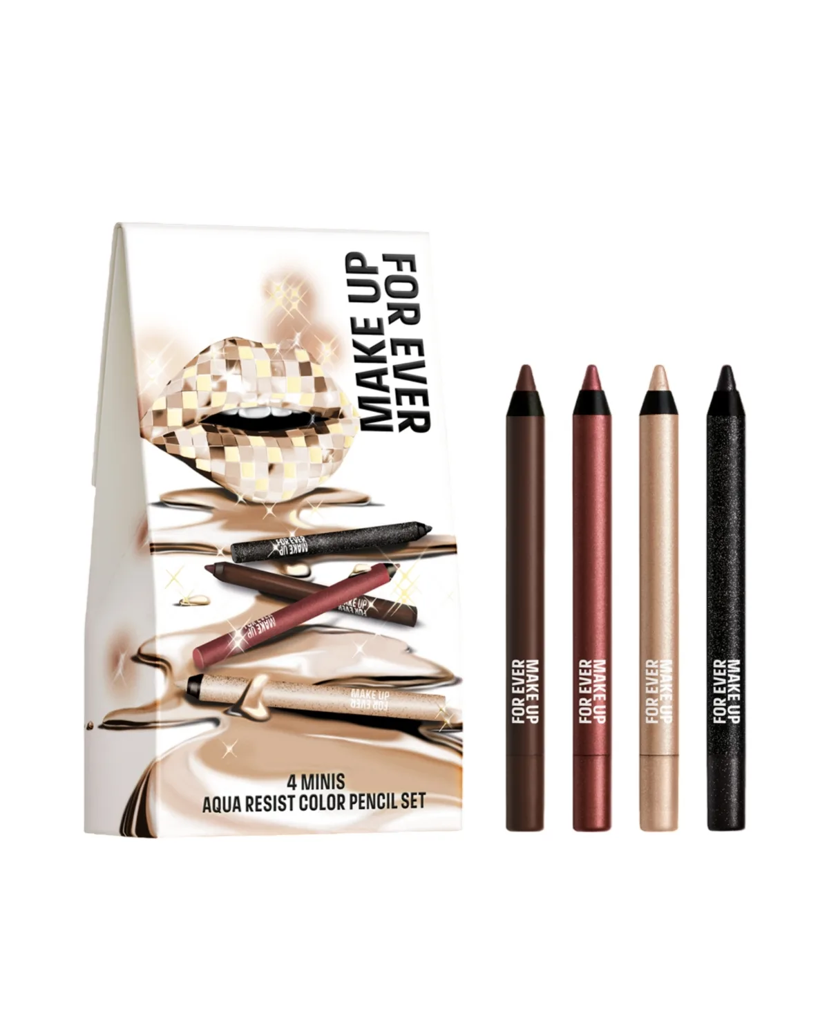 4-Piece Mini Aqua Resist Waterproof Eyeliner Kit by Make Up for Ever