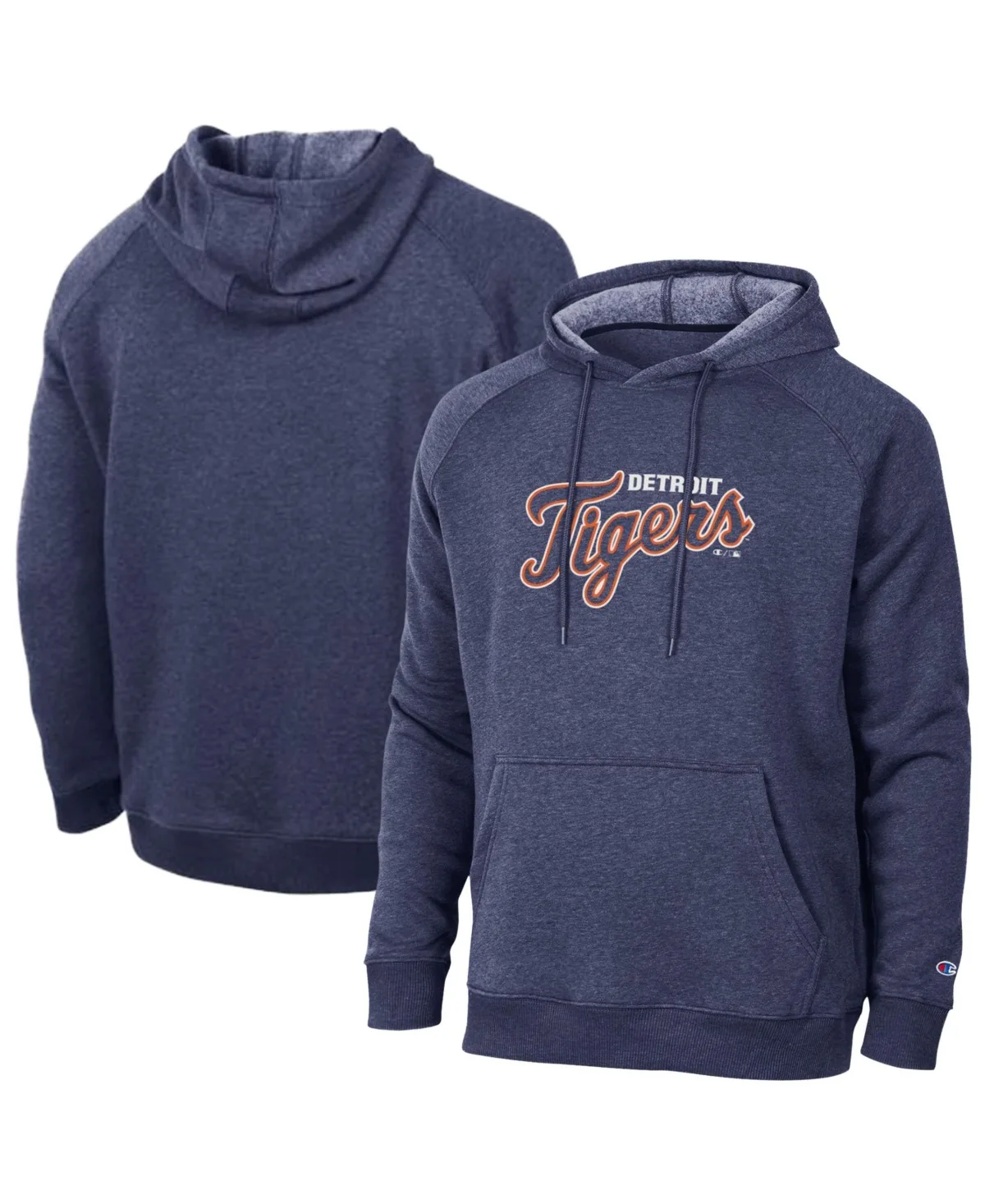 Detroit Tigers Triumph Tri-Blend Raglan Hoodie by Champion