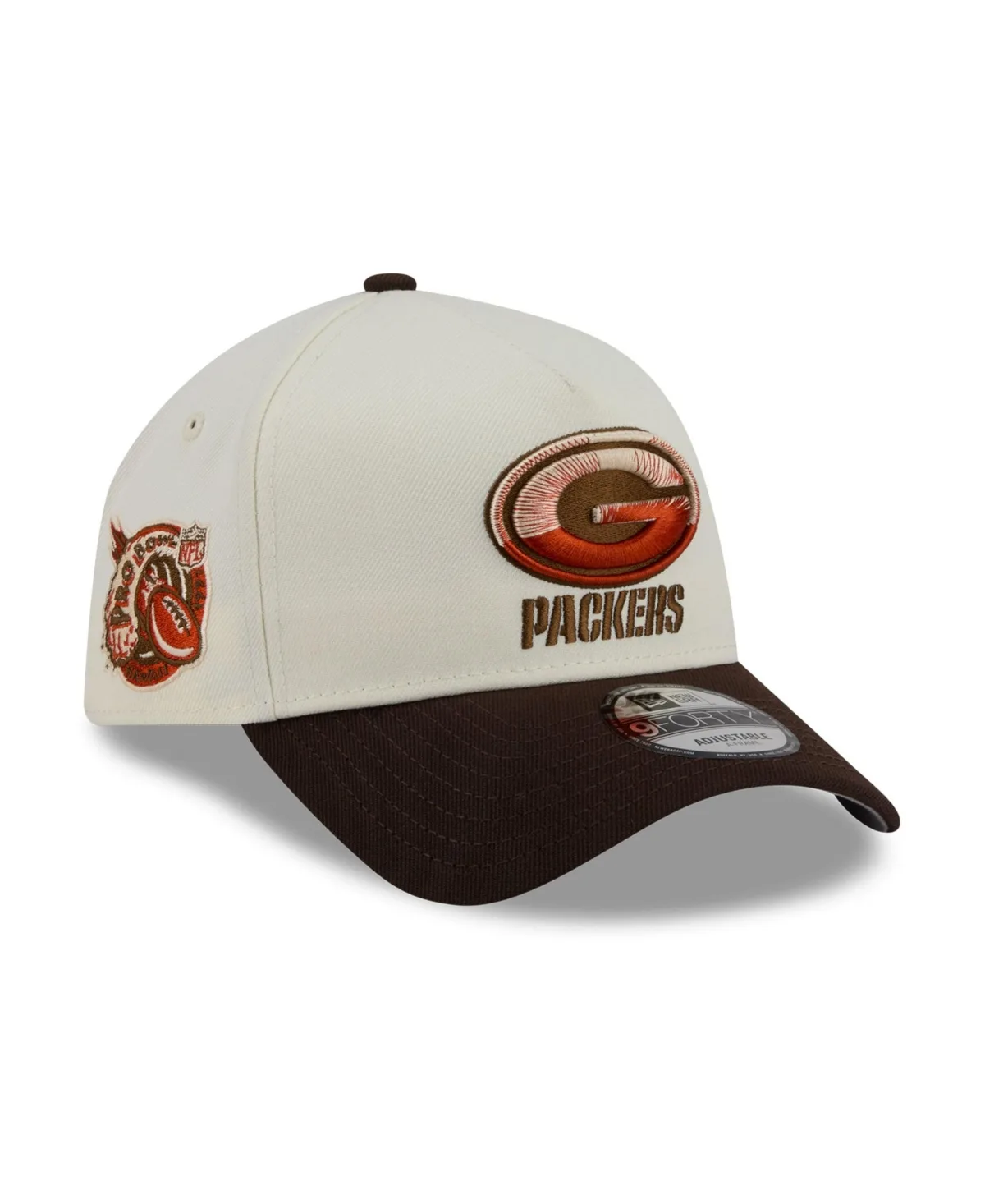 Green Bay Packers Pumpkin Spice A-Frame 9FORTY Adjustable Hat by New Era