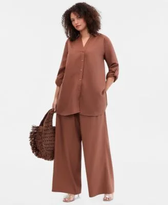 Shirt Wide Leg Pants by INC International Concepts